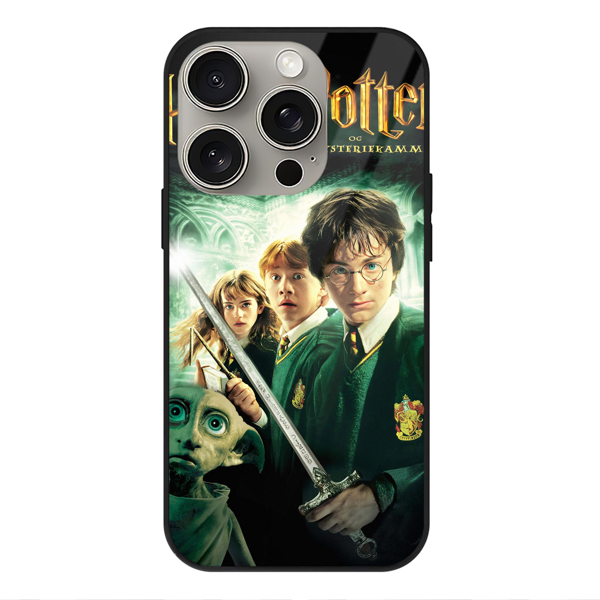 （画像用） Harry Potter ハリー・ポッターシリーズ 【iPhone15Pro対応】スマホケース 耐衝撃＆黄変防止 背面ガラス
