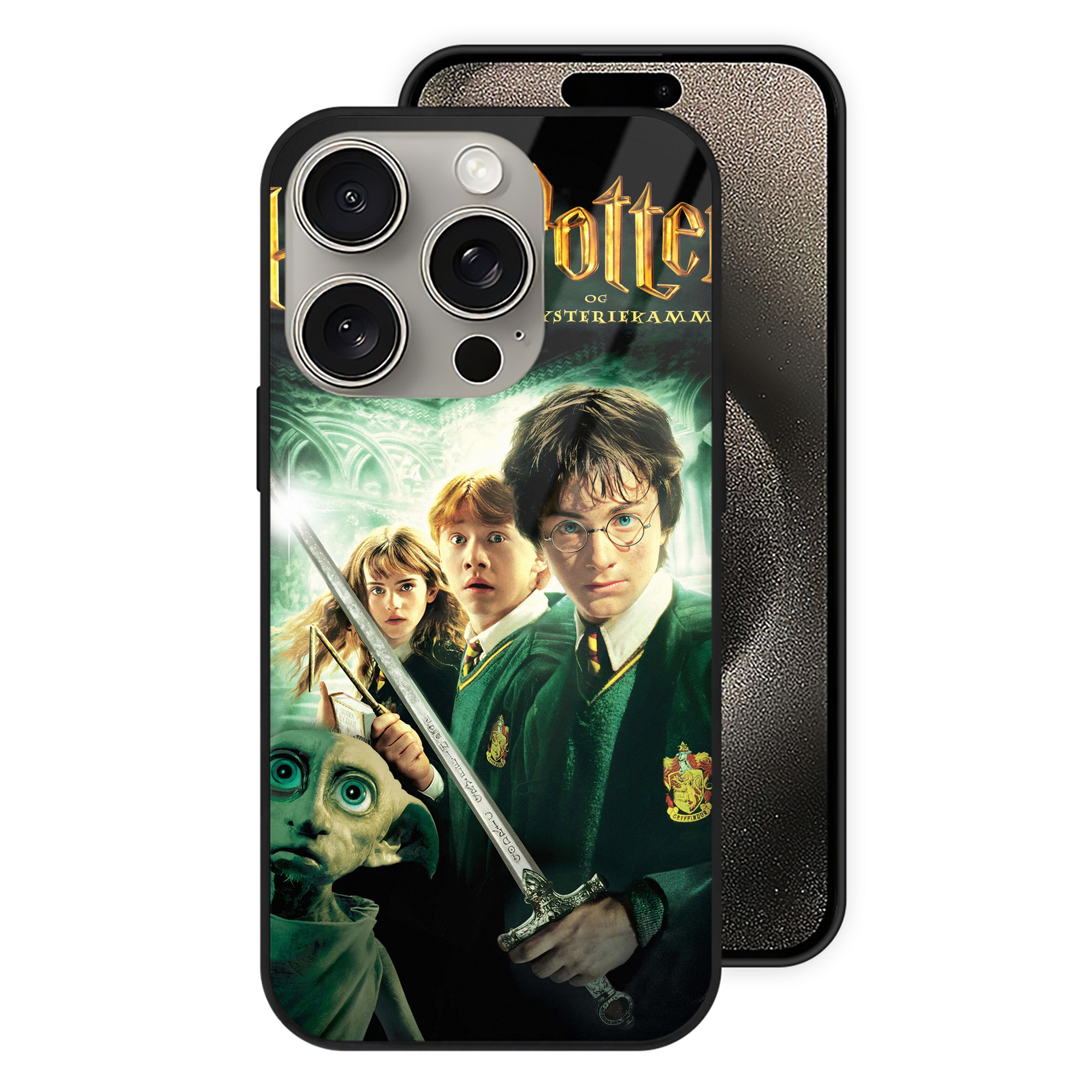 （画像用） Harry Potter ハリー・ポッターシリーズ 【iPhone15Pro対応】スマホケース 耐衝撃＆黄変防止 背面ガラス