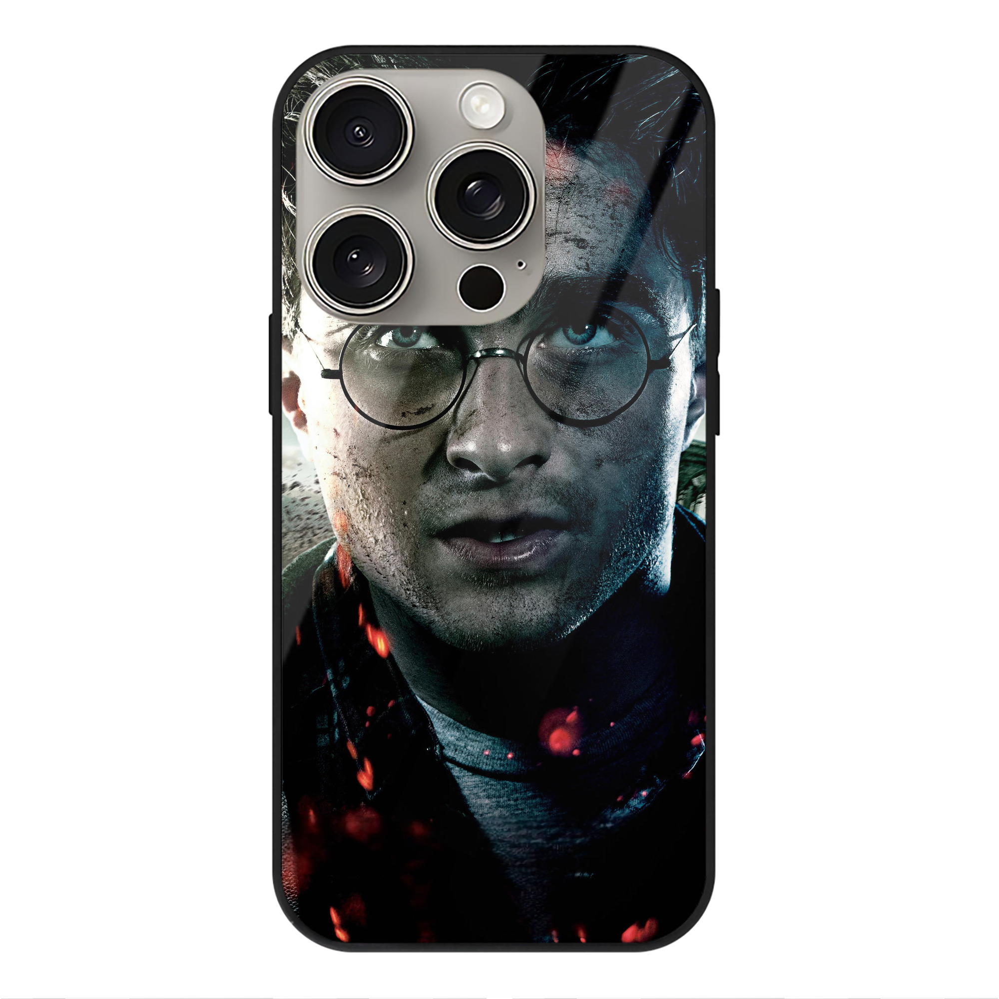 （画像用） Harry Potter ハリー・ポッターシリーズ 【iPhone15Pro対応】スマホケース 耐衝撃＆黄変防止 背面ガラス