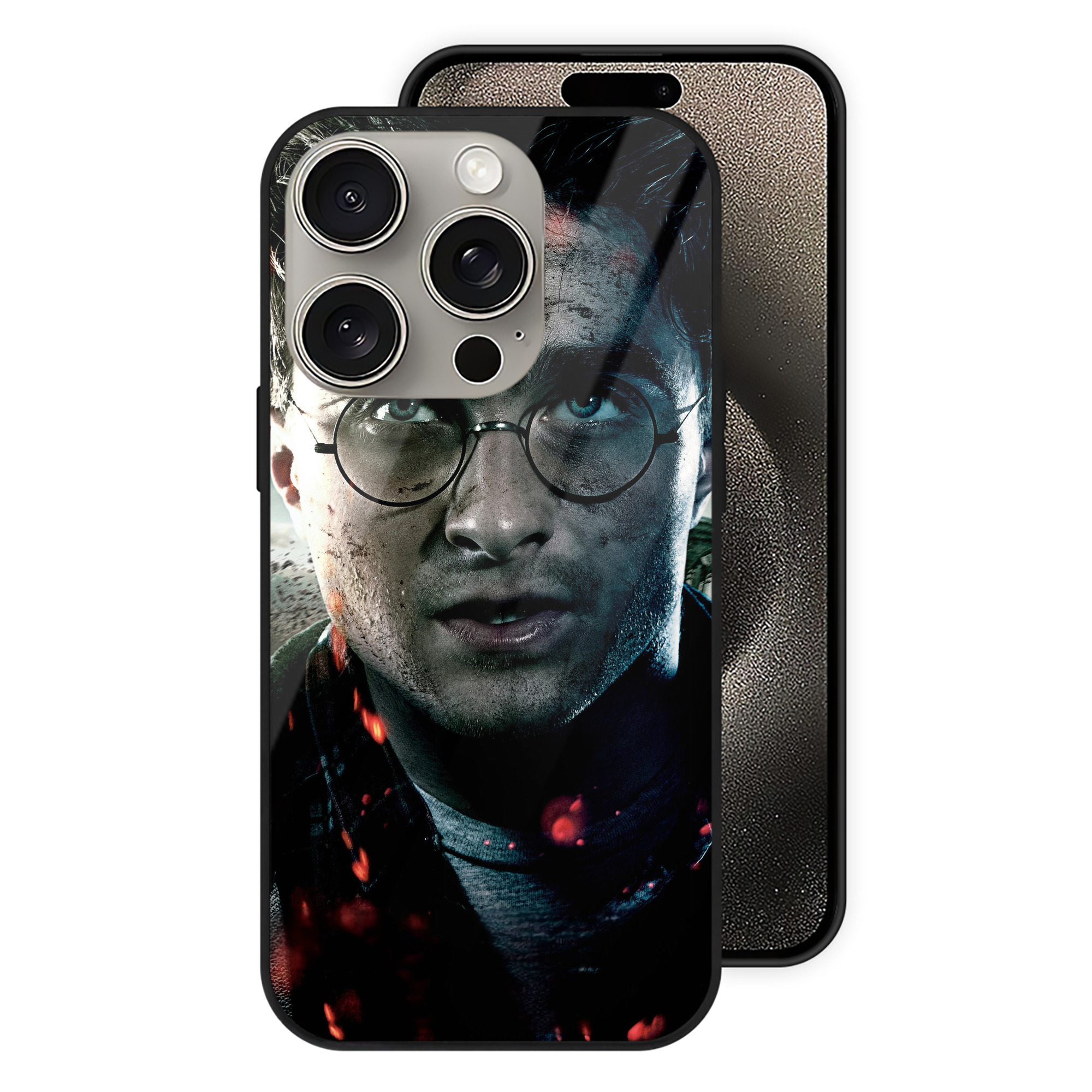 （画像用） Harry Potter ハリー・ポッターシリーズ 【iPhone15Pro対応】スマホケース 耐衝撃＆黄変防止 背面ガラス