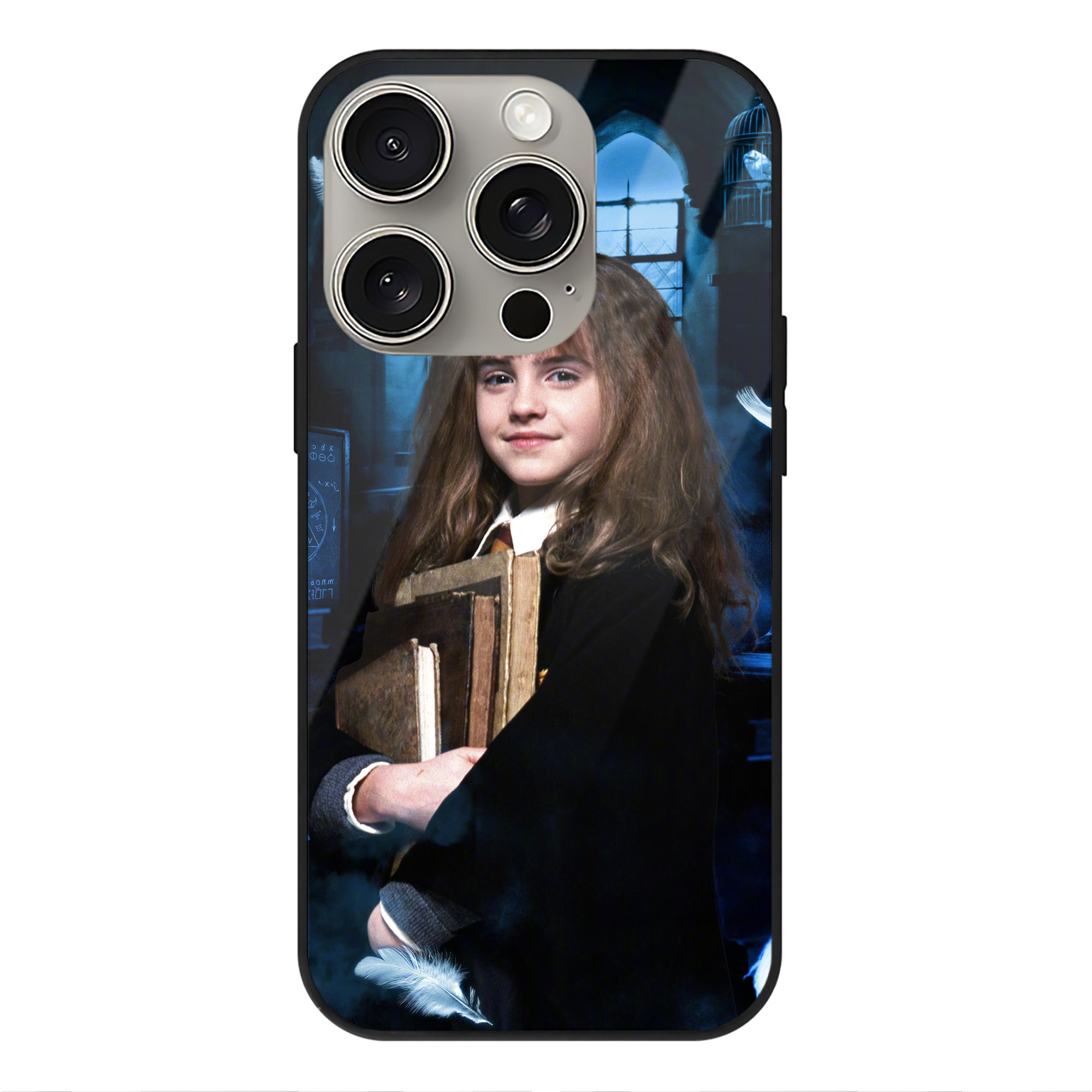 （画像用） Harry Potter ハリー・ポッターシリーズ 【iPhone15Pro対応】スマホケース 耐衝撃＆黄変防止 背面ガラス
