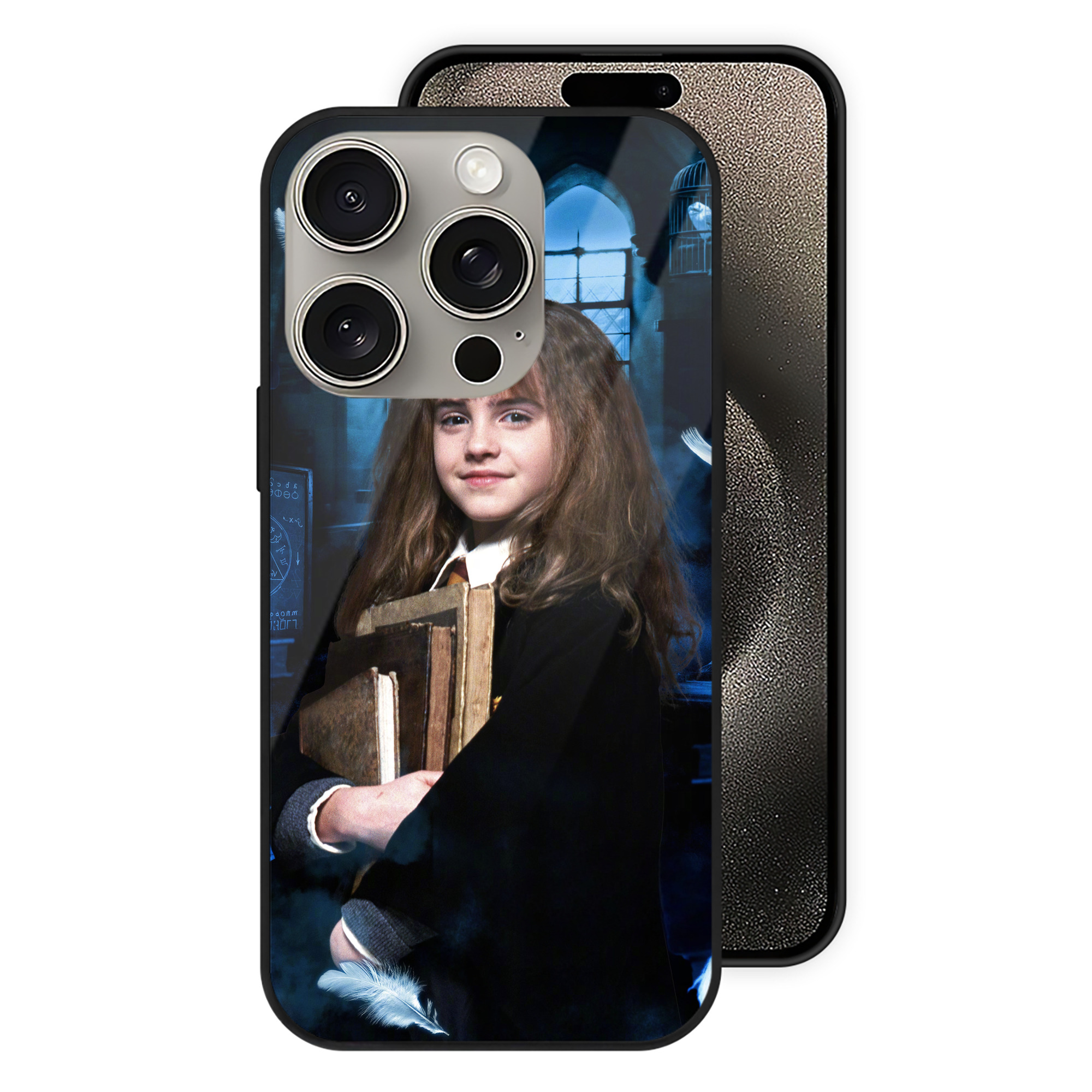 （画像用） Harry Potter ハリー・ポッターシリーズ 【iPhone15Pro対応】スマホケース 耐衝撃＆黄変防止 背面ガラス