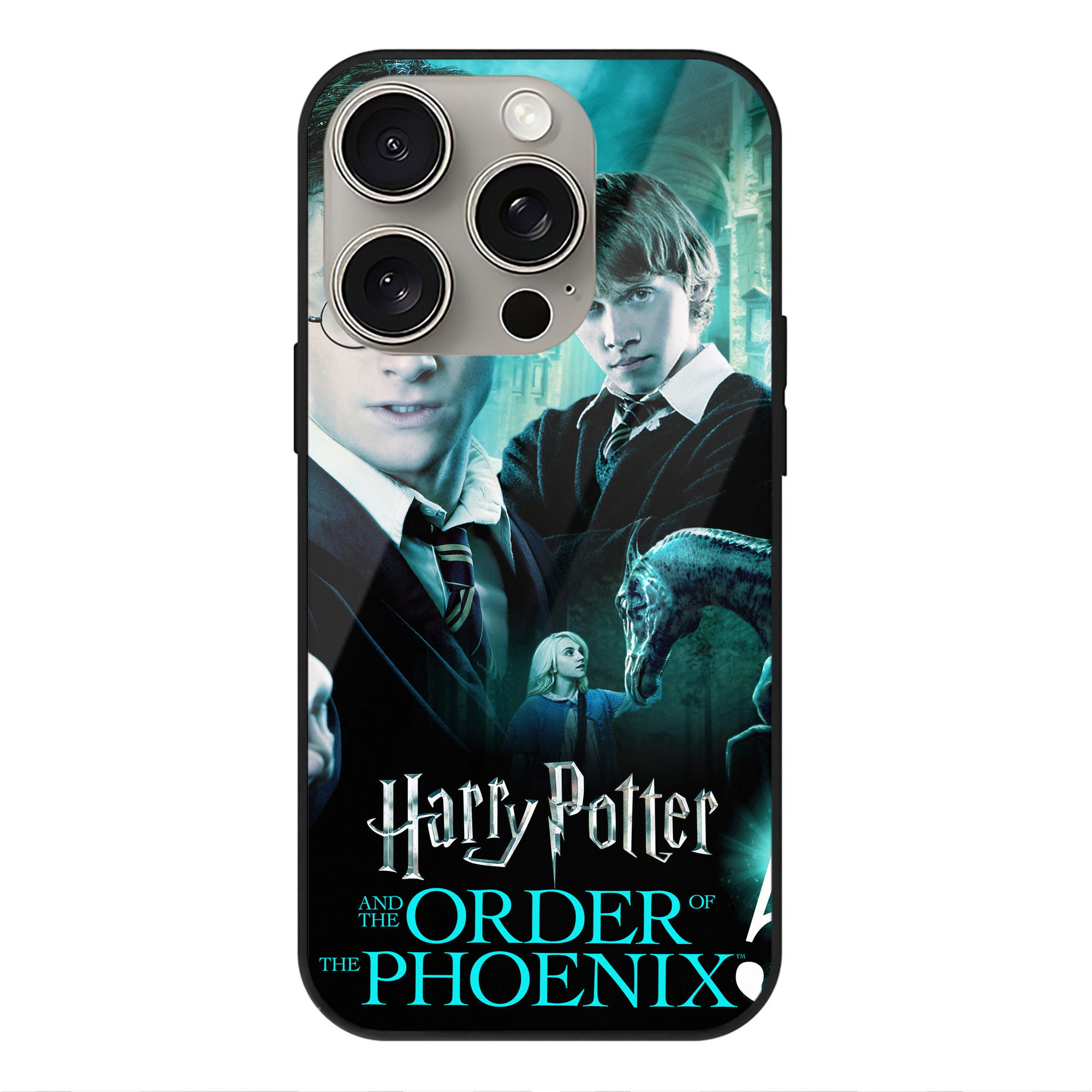 （画像用） Harry Potter ハリー・ポッターシリーズ 【iPhone15Pro対応】スマホケース 耐衝撃＆黄変防止 背面ガラス