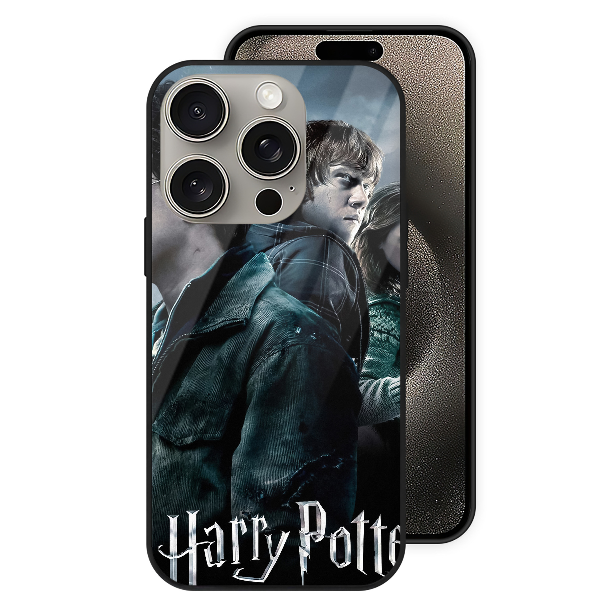 （画像用） Harry Potter ハリー・ポッターシリーズ 【iPhone15Pro対応】スマホケース 耐衝撃＆黄変防止 背面ガラス