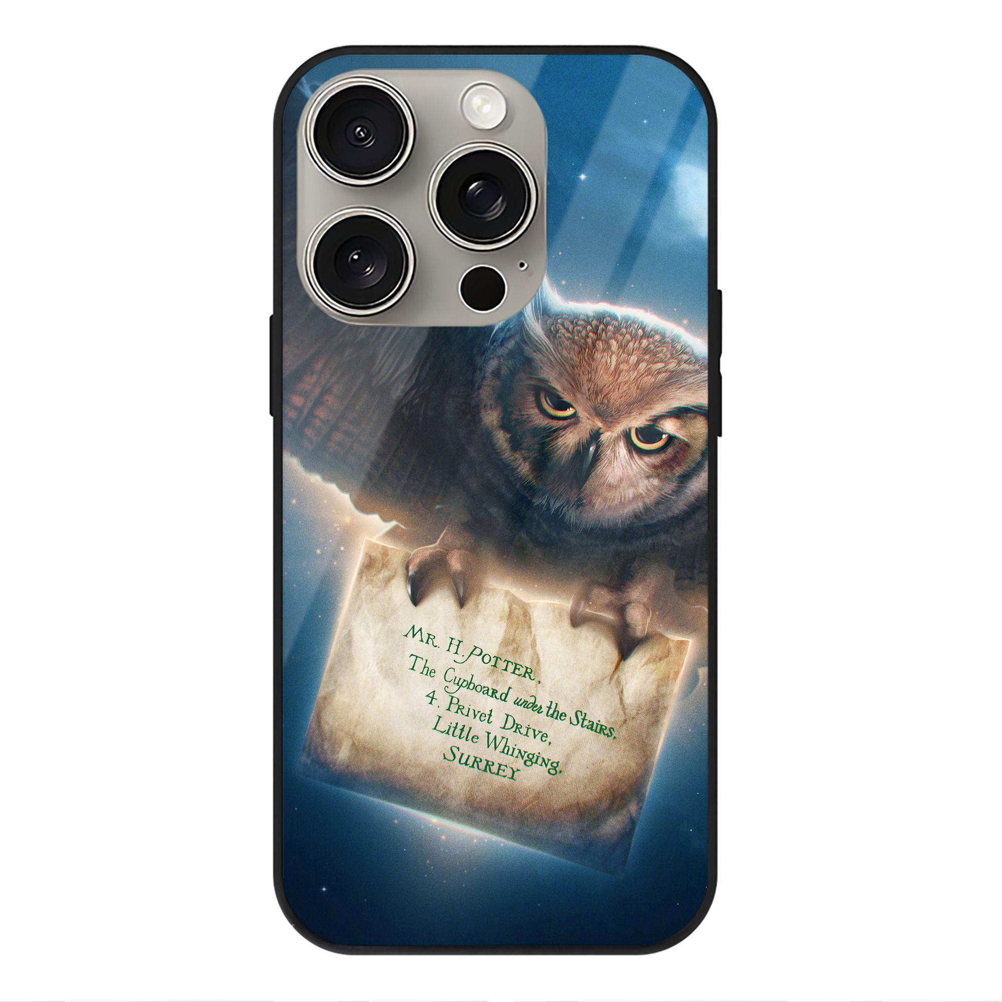 （画像用） Harry Potter ハリー・ポッターシリーズ 【iPhone15Pro対応】スマホケース 耐衝撃＆黄変防止 背面ガラス