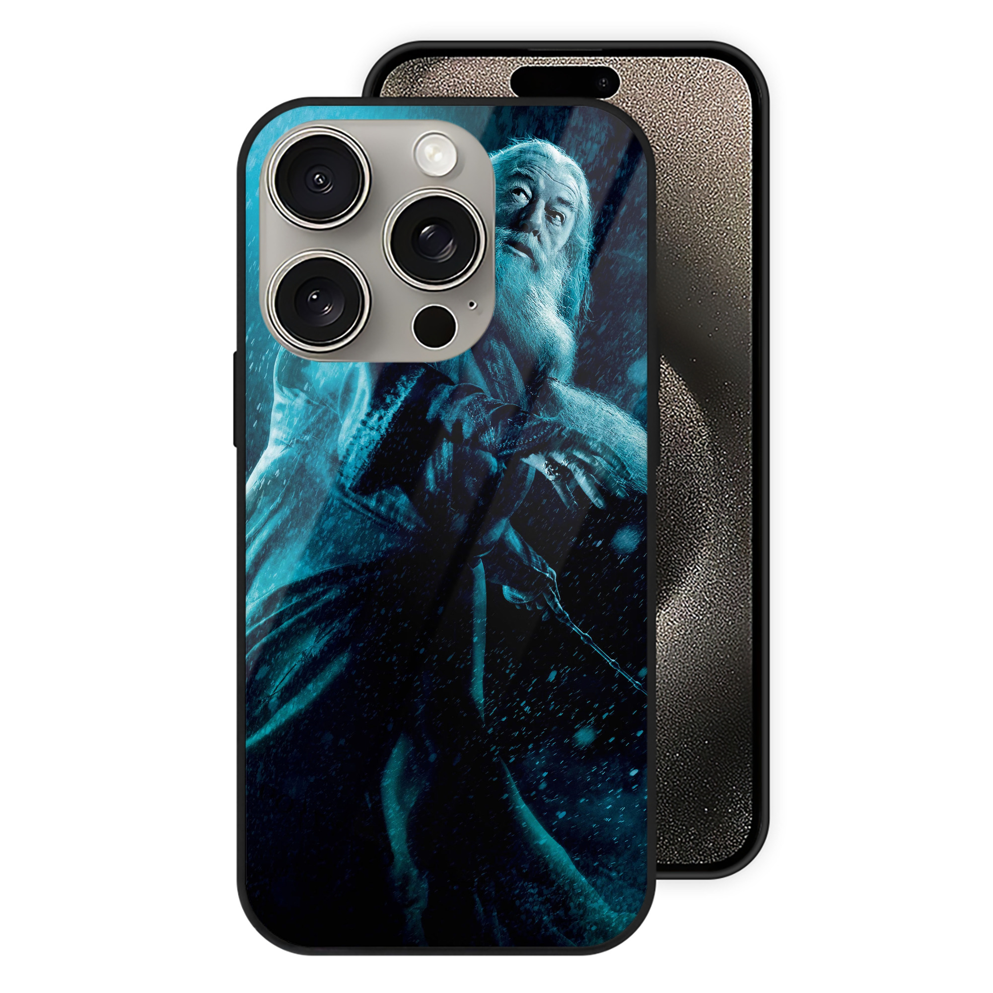 （画像用） Harry Potter ハリー・ポッターシリーズ 【iPhone15Pro対応】スマホケース 耐衝撃＆黄変防止 背面ガラス