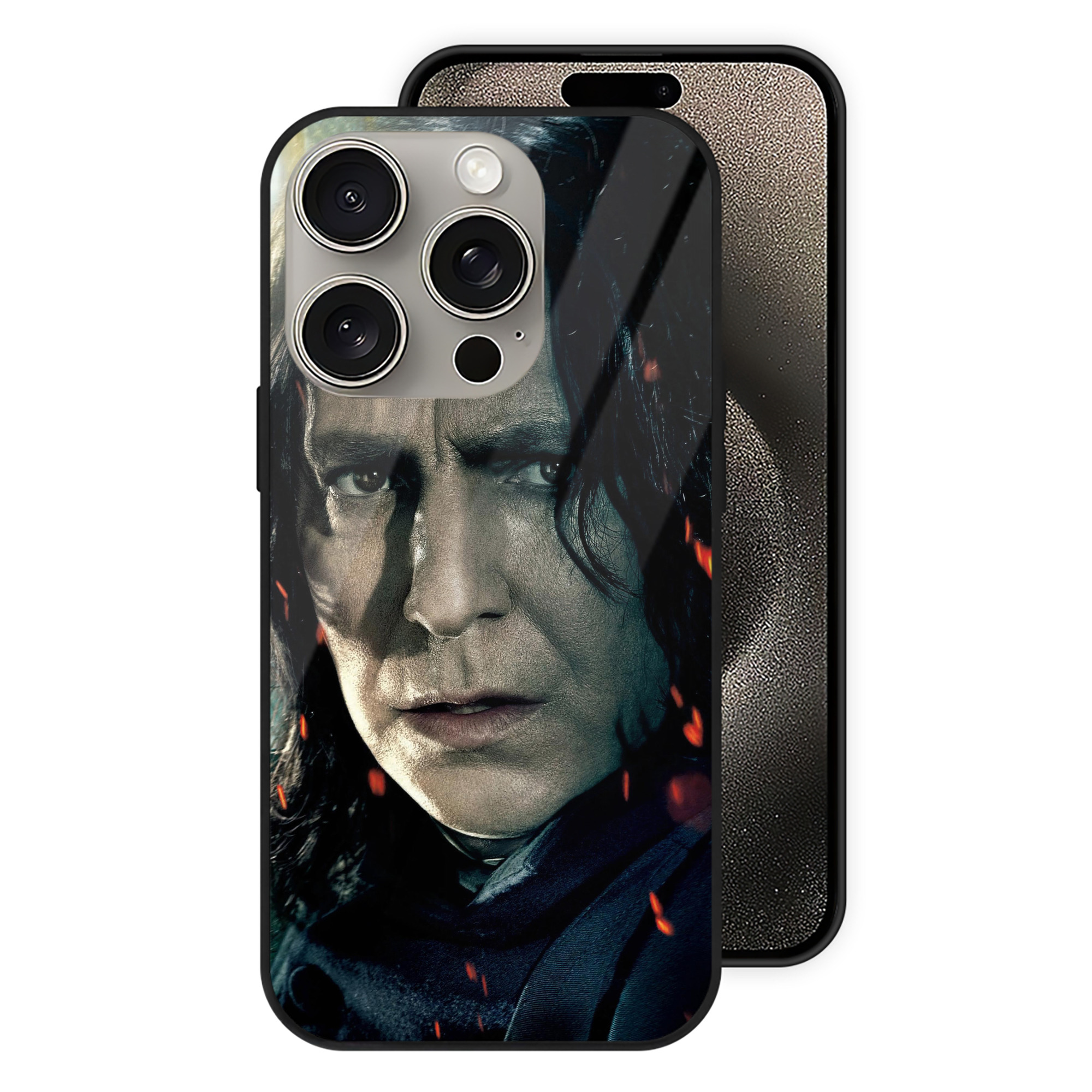 （画像用） Harry Potter ハリー・ポッターシリーズ 【iPhone15Pro対応】スマホケース 耐衝撃＆黄変防止 背面ガラス