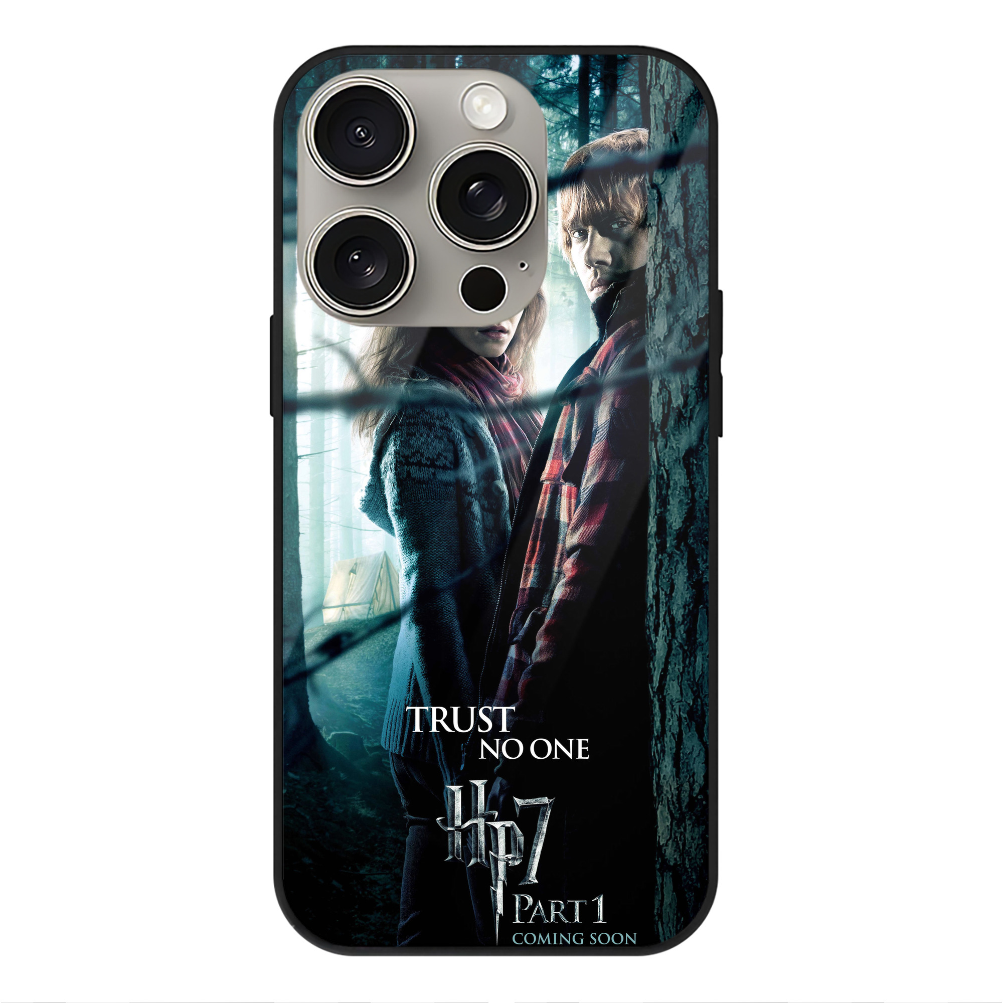 （画像用） Harry Potter ハリー・ポッターシリーズ 【iPhone15Pro対応】スマホケース 耐衝撃＆黄変防止 背面ガラス