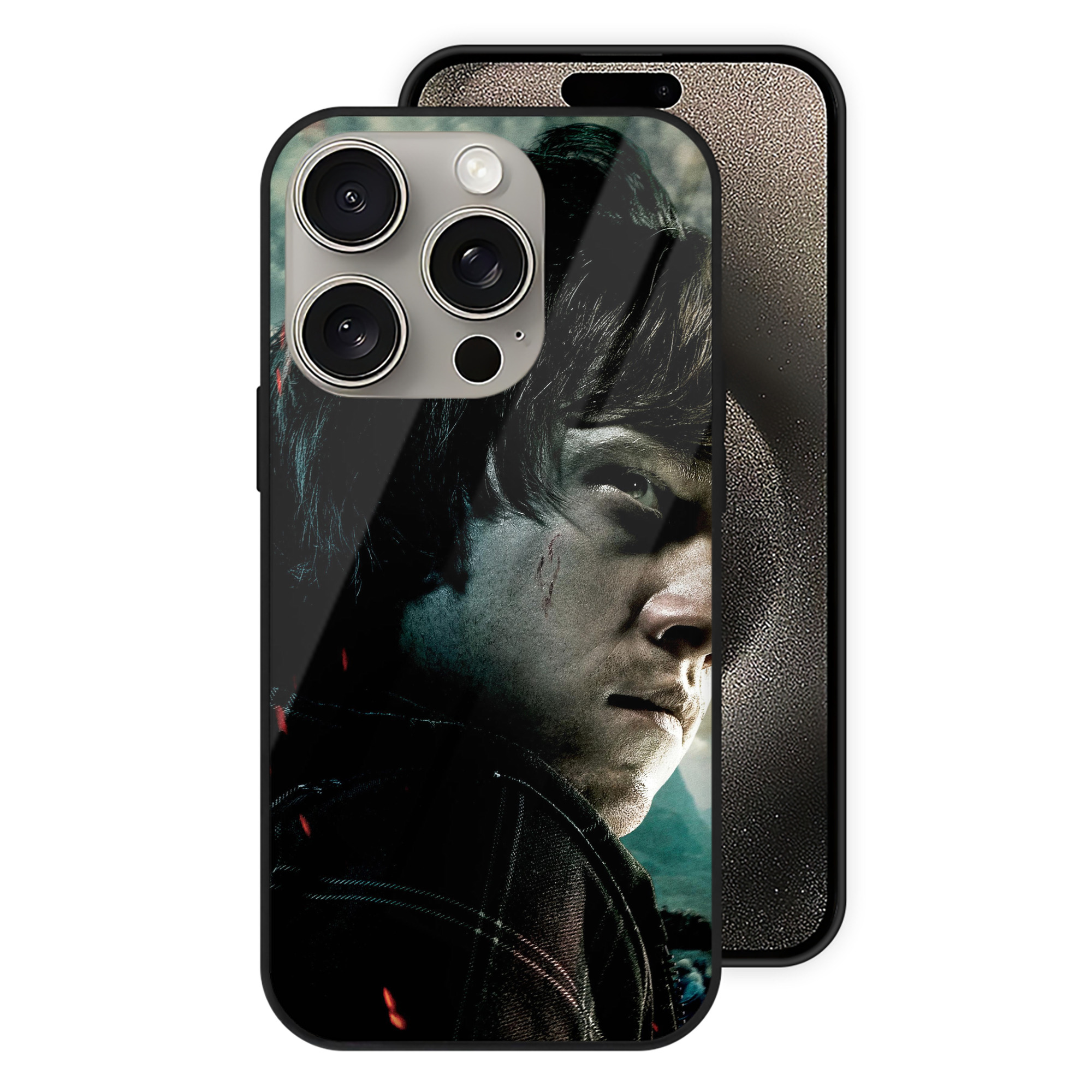 （画像用） Harry Potter ハリー・ポッターシリーズ 【iPhone15Pro対応】スマホケース 耐衝撃＆黄変防止 背面ガラス