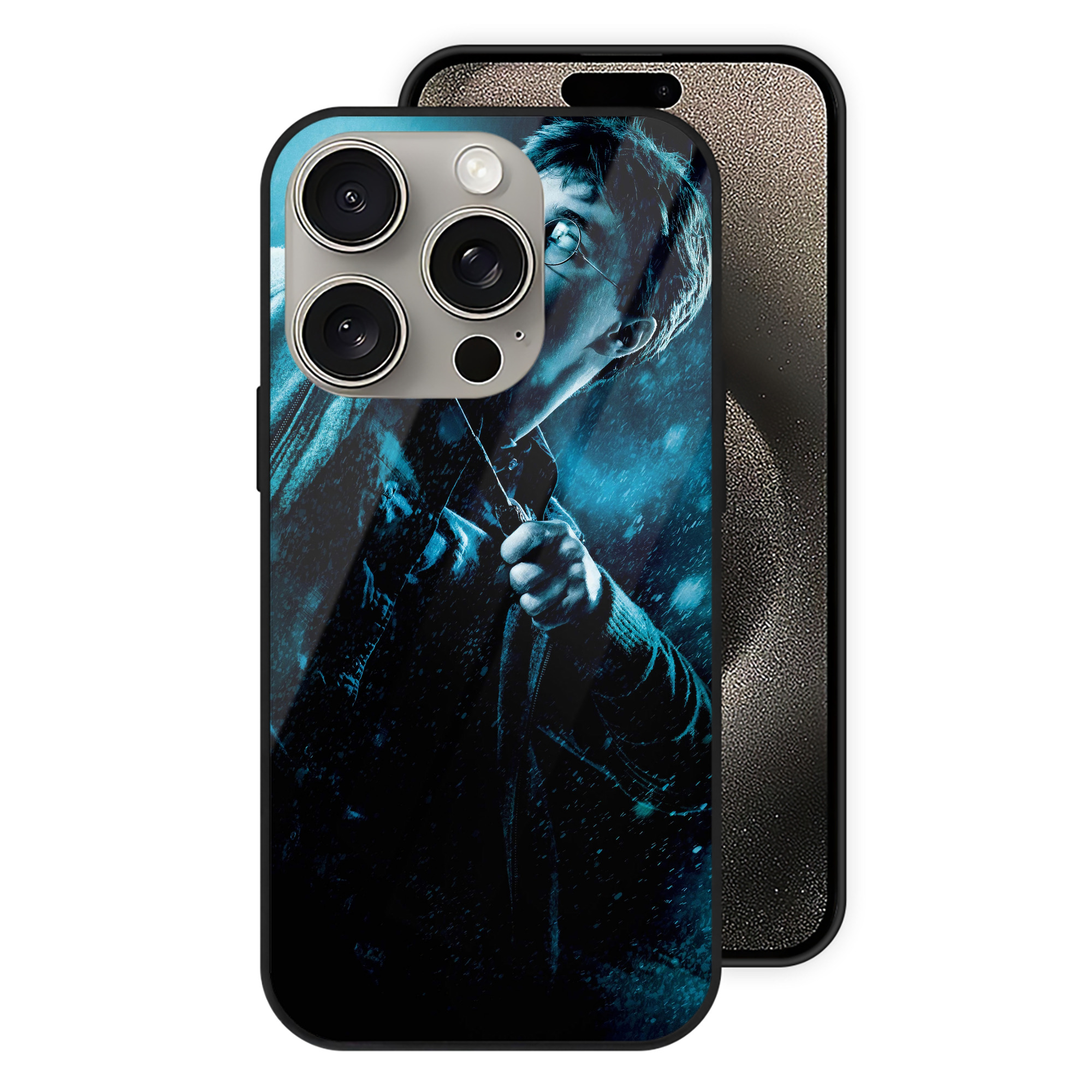 （画像用） Harry Potter ハリー・ポッターシリーズ 【iPhone15Pro対応】スマホケース 耐衝撃＆黄変防止 背面ガラス