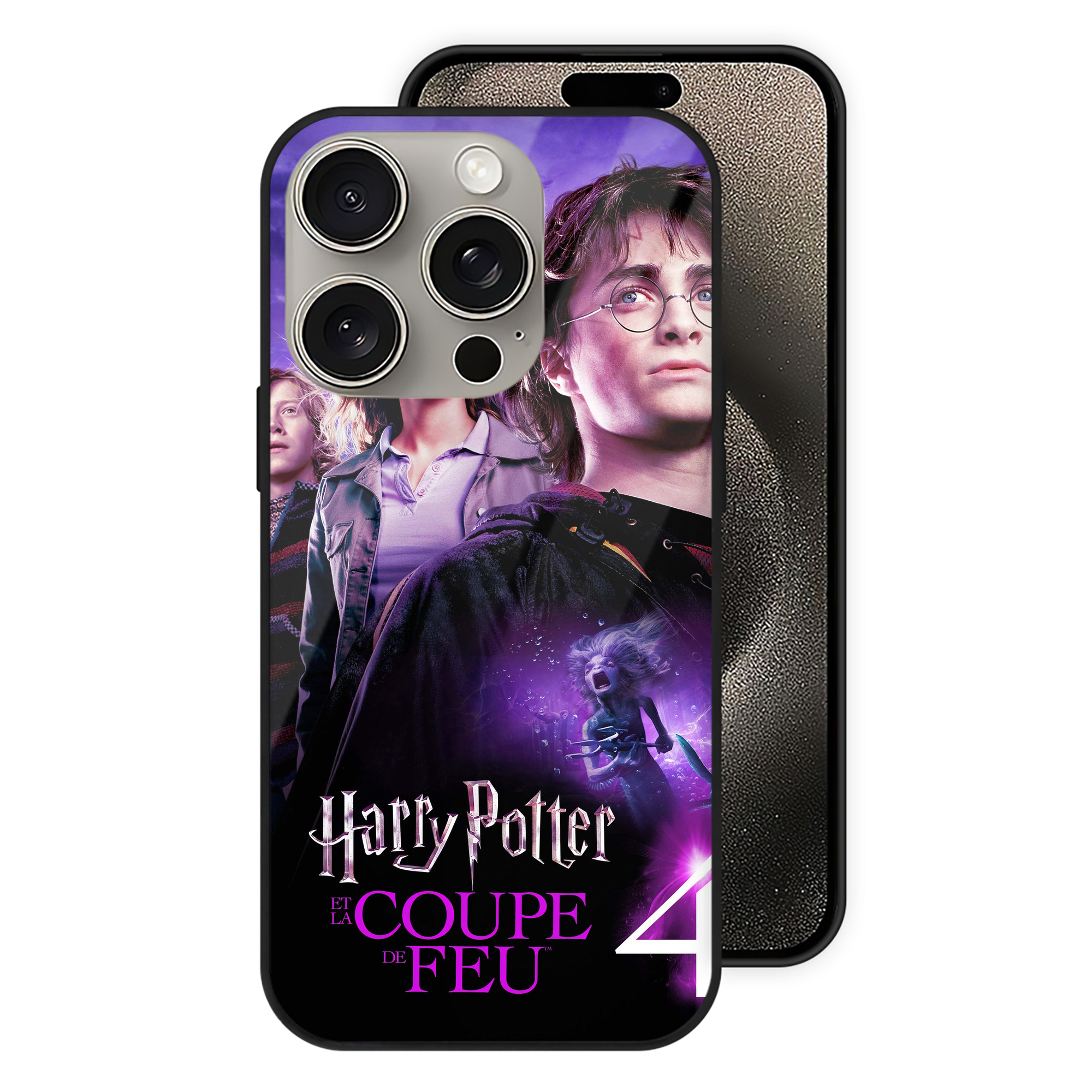 （画像用） Harry Potter ハリー・ポッターシリーズ 【iPhone15Pro対応】スマホケース 耐衝撃＆黄変防止 背面ガラス