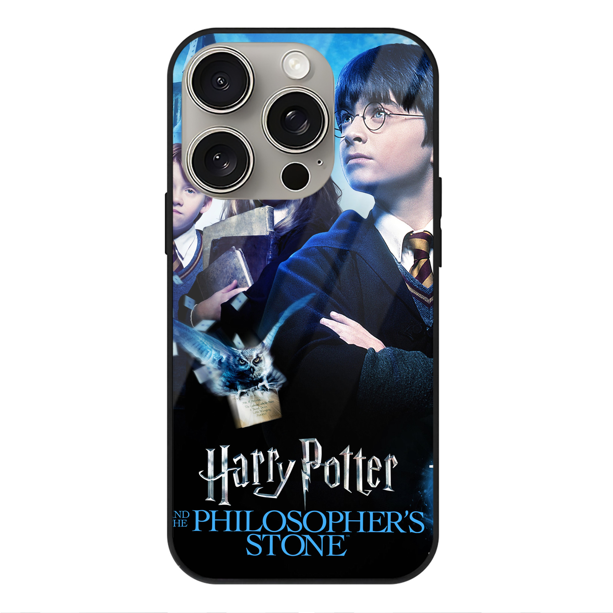 （画像用） Harry Potter ハリー・ポッターシリーズ 【iPhone15Pro対応】スマホケース 耐衝撃＆黄変防止 背面ガラス