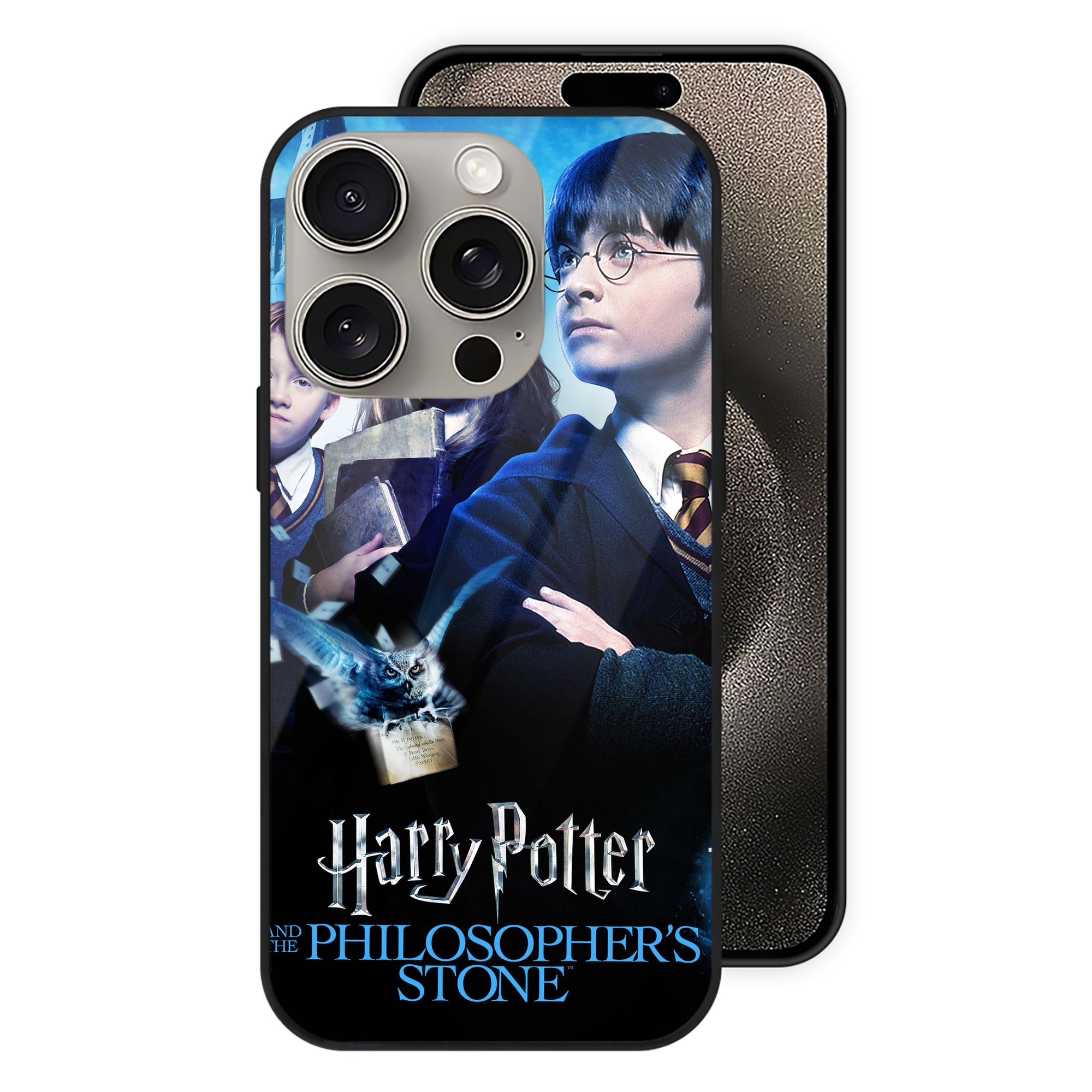 （画像用） Harry Potter ハリー・ポッターシリーズ 【iPhone15Pro対応】スマホケース 耐衝撃＆黄変防止 背面ガラス