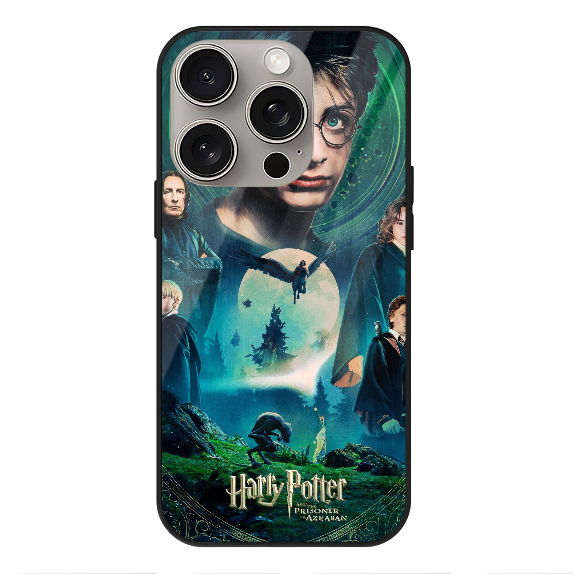 （画像用） Harry Potter ハリー・ポッターシリーズ 【iPhone15Pro対応】スマホケース 耐衝撃＆黄変防止 背面ガラス