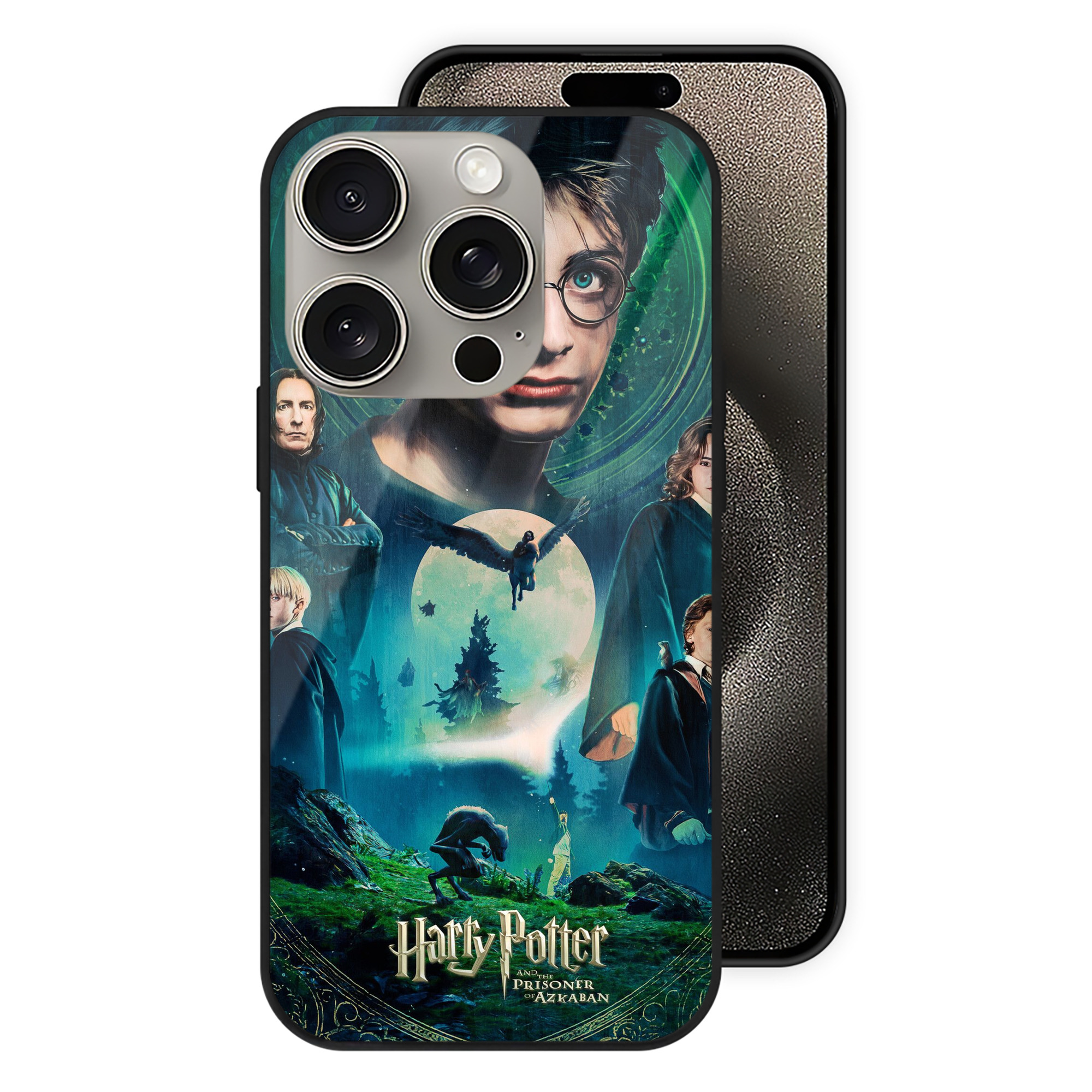 （画像用） Harry Potter ハリー・ポッターシリーズ 【iPhone15Pro対応】スマホケース 耐衝撃＆黄変防止 背面ガラス