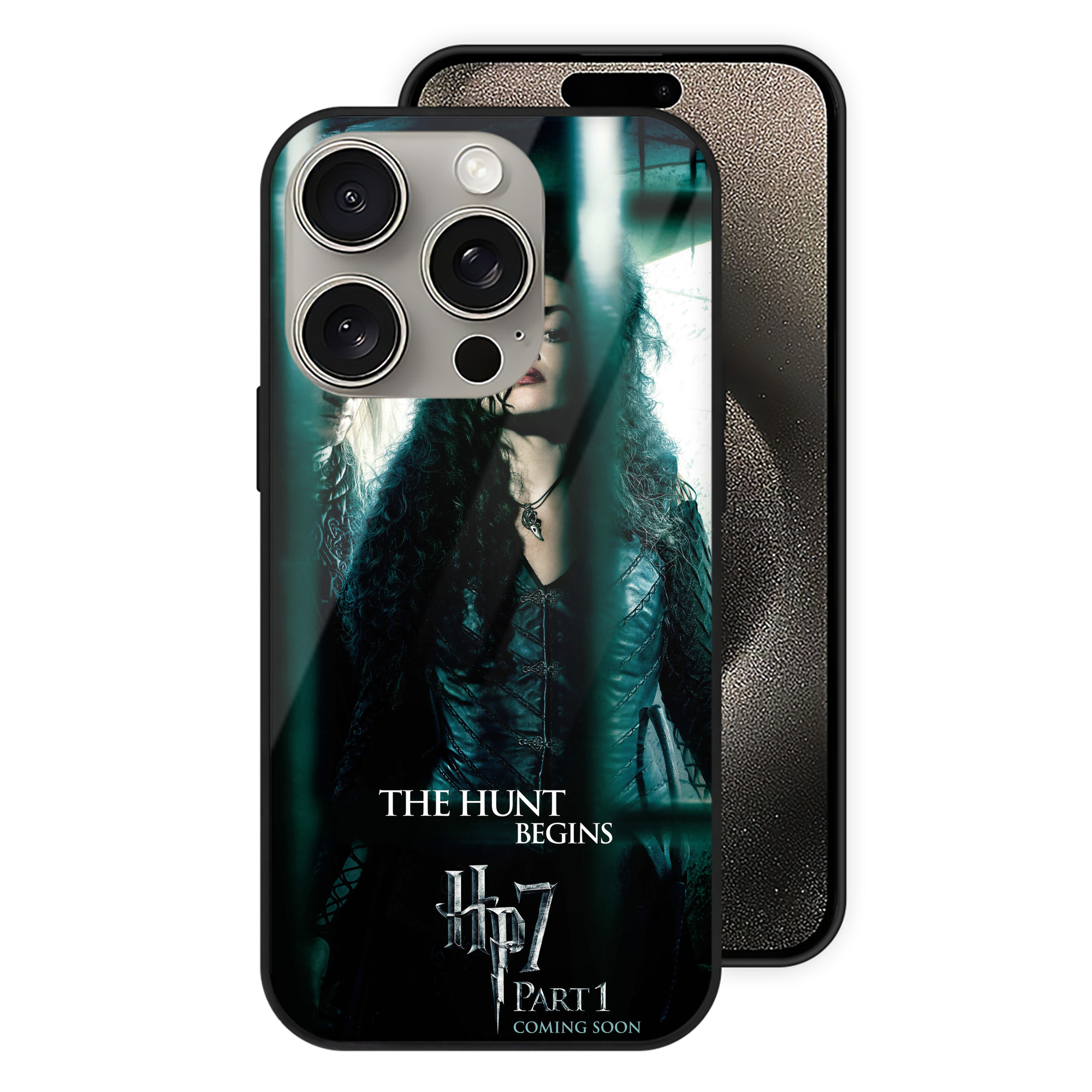 （画像用） Harry Potter ハリー・ポッターシリーズ 【iPhone15Pro対応】スマホケース 耐衝撃＆黄変防止 背面ガラス