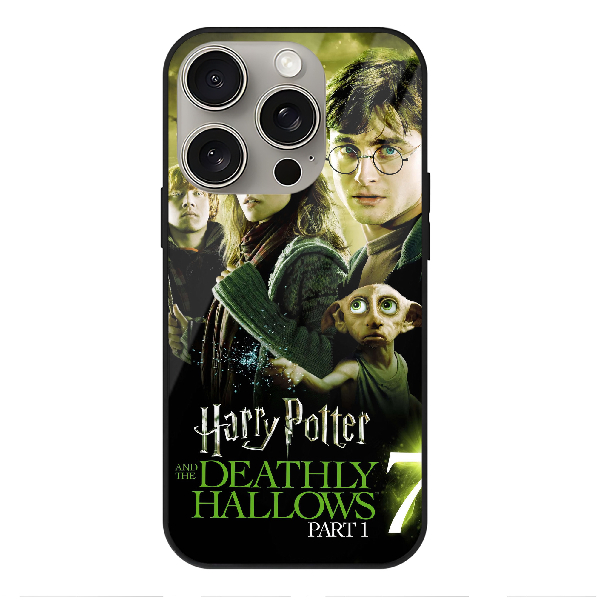 （画像用） Harry Potter ハリー・ポッターシリーズ 【iPhone15Pro対応】スマホケース 耐衝撃＆黄変防止 背面ガラス