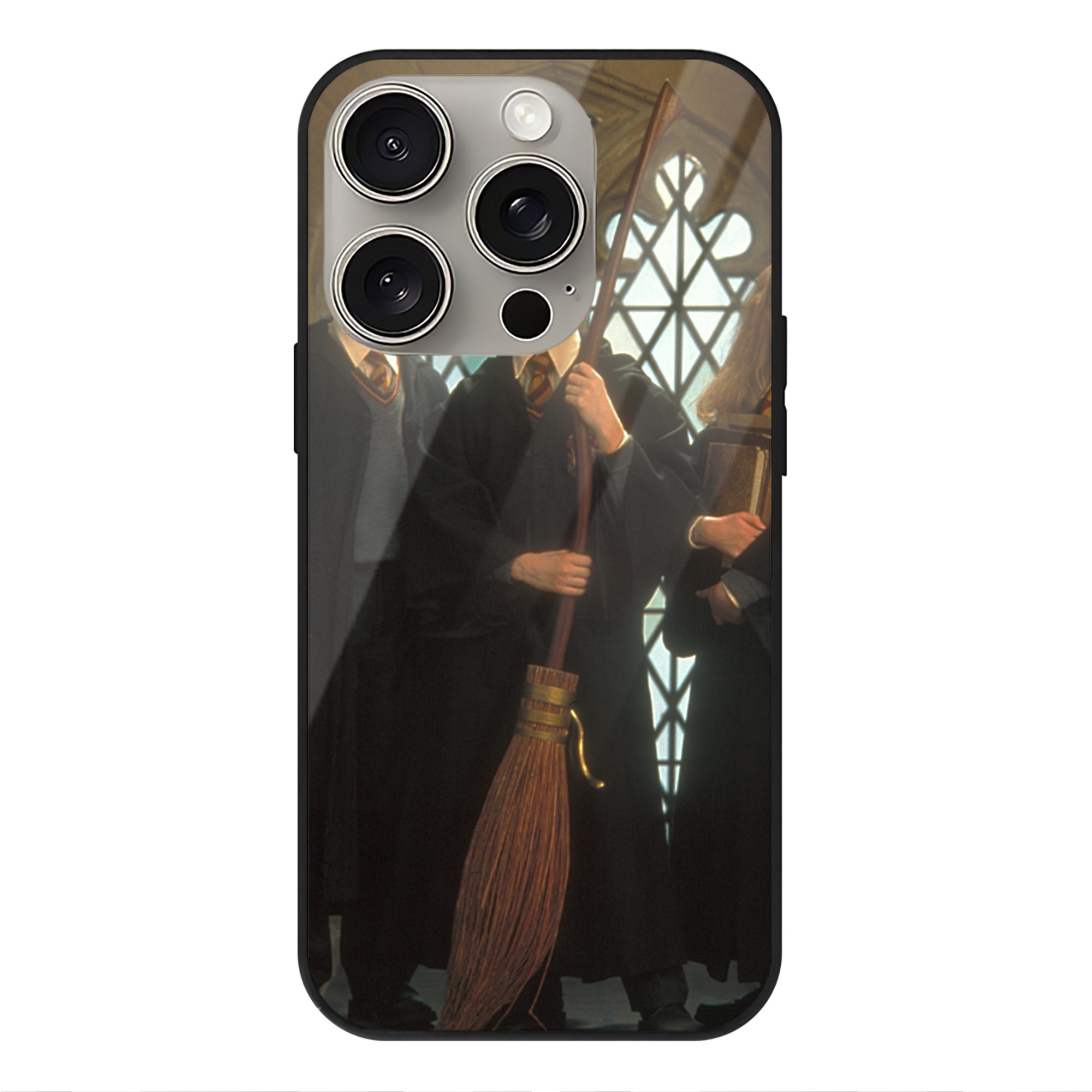（画像用） Harry Potter ハリー・ポッターシリーズ 【iPhone15Pro対応】スマホケース 耐衝撃＆黄変防止 背面ガラス