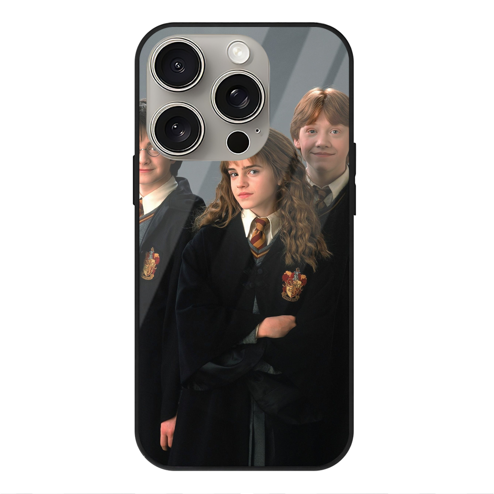 （画像用） Harry Potter ハリー・ポッターシリーズ 【iPhone15Pro対応】スマホケース 耐衝撃＆黄変防止 背面ガラス
