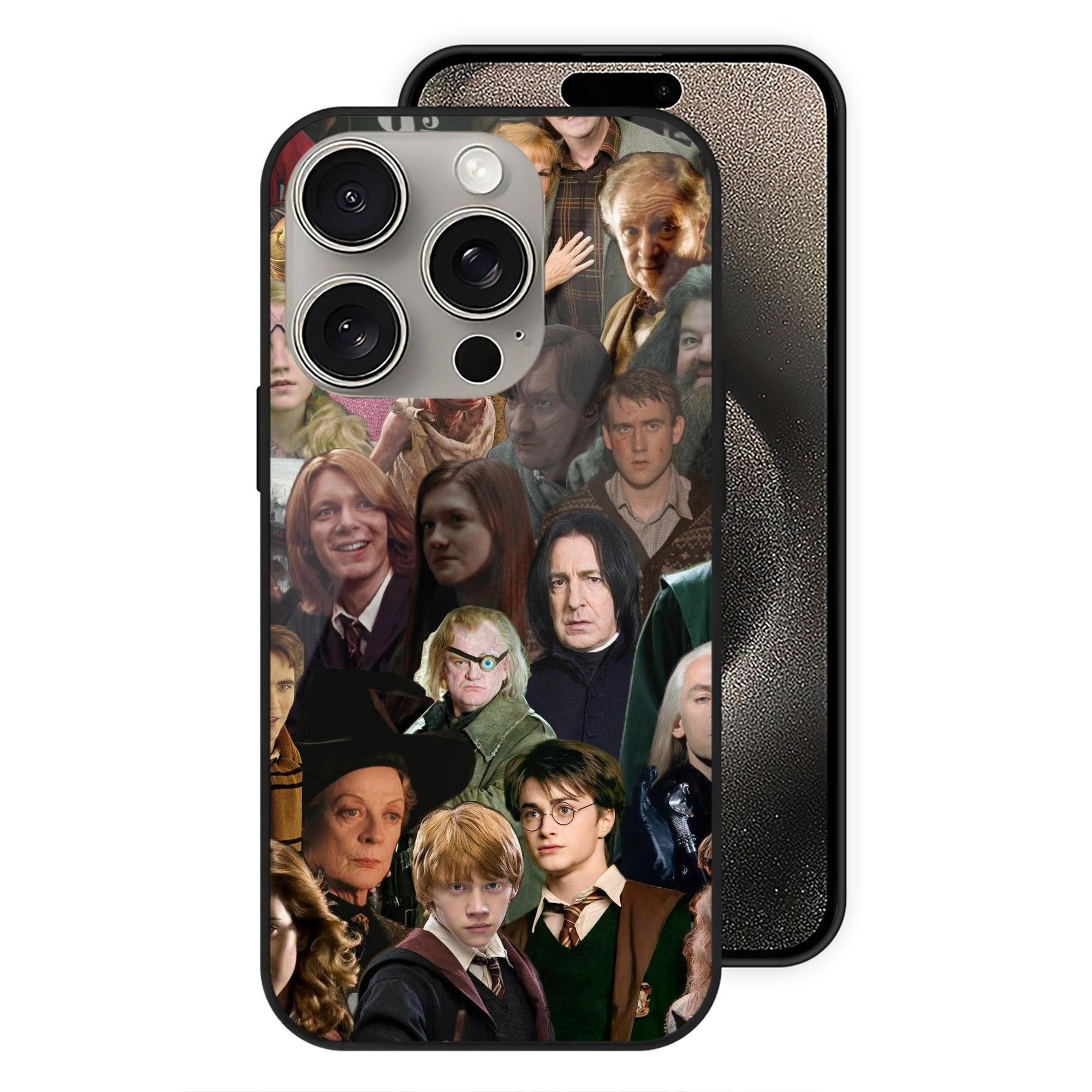 （画像用） Harry Potter ハリー・ポッターシリーズ 【iPhone15Pro対応】スマホケース 耐衝撃＆黄変防止 背面ガラス