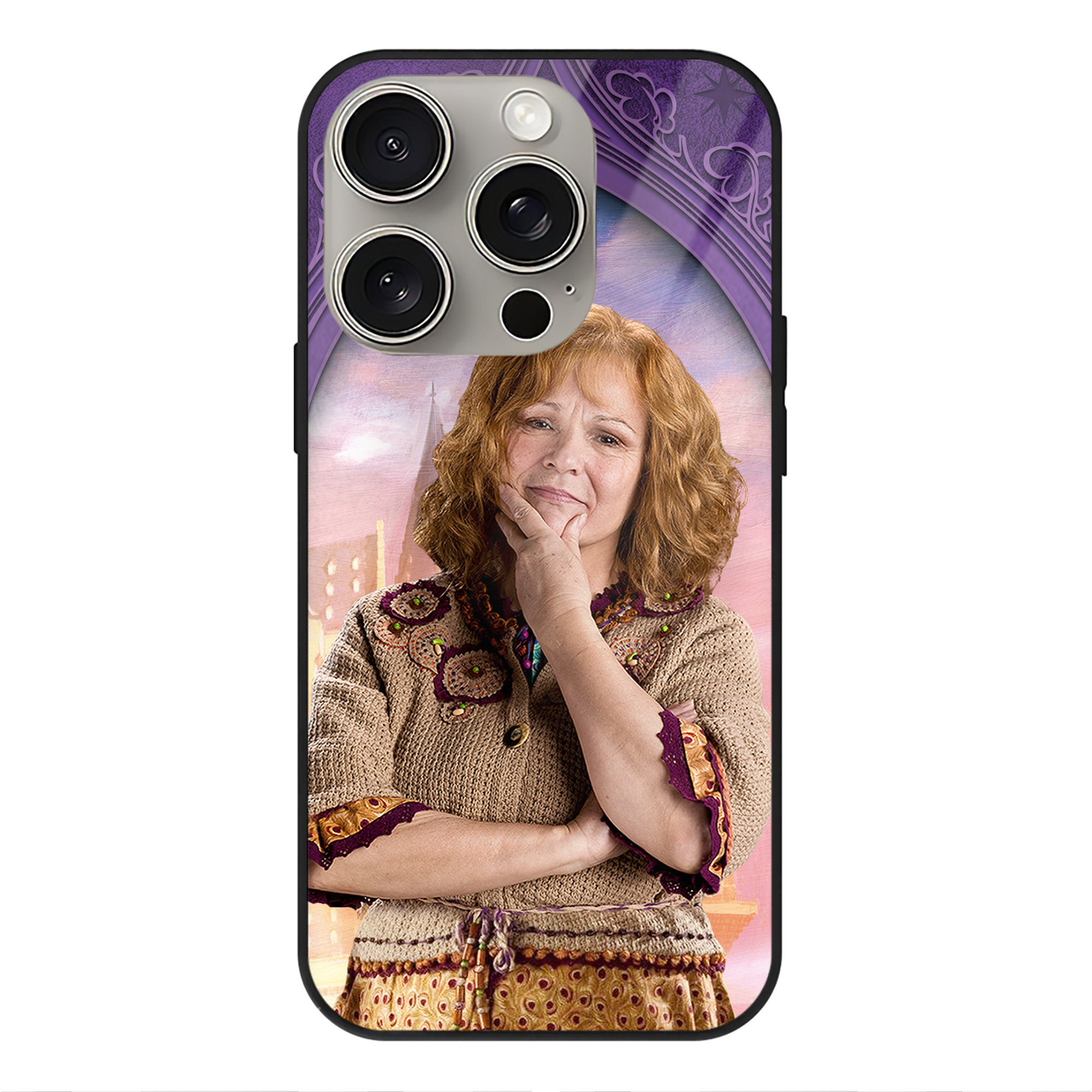 （画像用） Harry Potter ハリー・ポッターシリーズ 【iPhone15Pro対応】スマホケース 耐衝撃＆黄変防止 背面ガラス