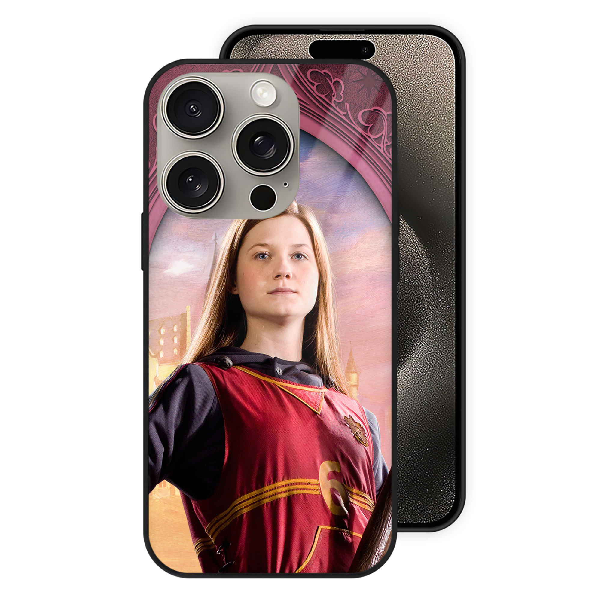 （画像用） Harry Potter ハリー・ポッターシリーズ 【iPhone15Pro対応】スマホケース 耐衝撃＆黄変防止 背面ガラス