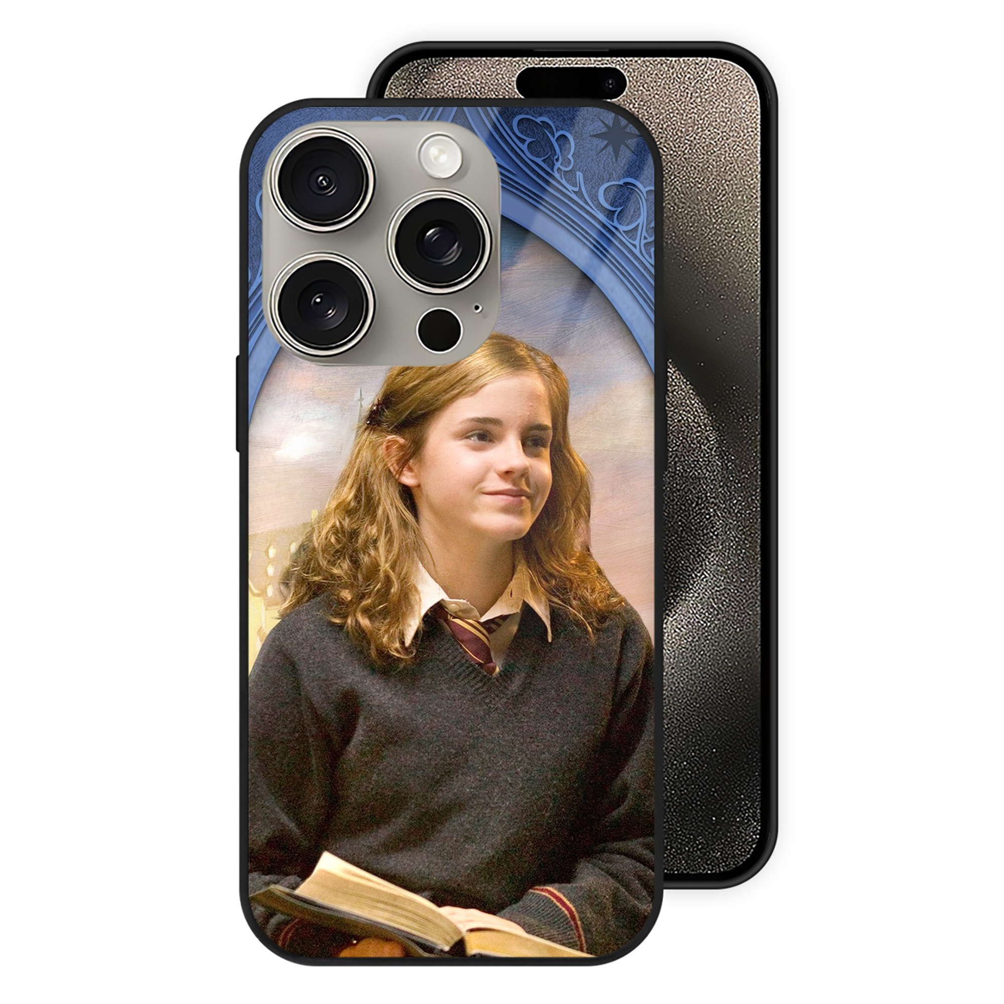 （画像用） Harry Potter ハリー・ポッターシリーズ 【iPhone15Pro対応】スマホケース 耐衝撃＆黄変防止 背面ガラス