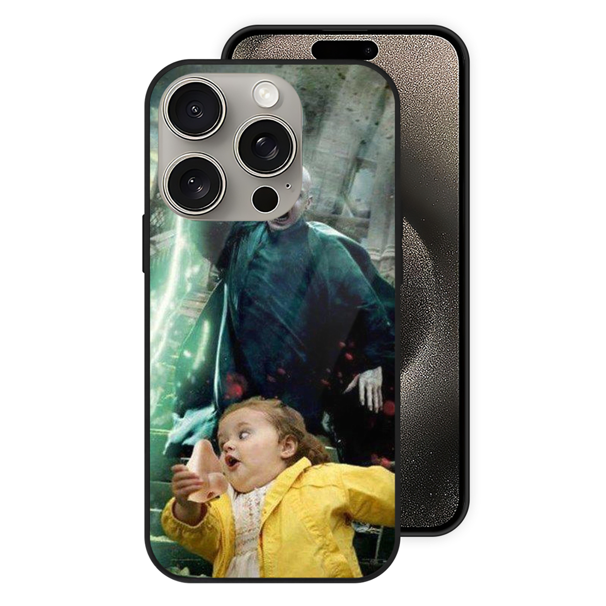 （画像用） Harry Potter ハリー・ポッターシリーズ 【iPhone15Pro対応】スマホケース 耐衝撃＆黄変防止 背面ガラス