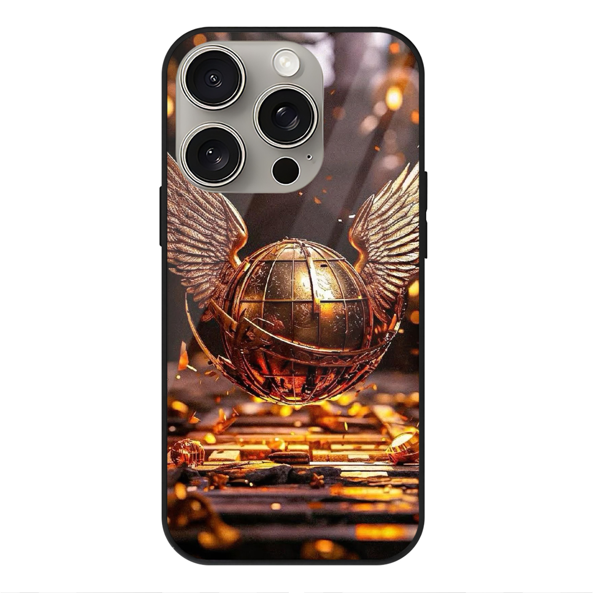 （画像用） Harry Potter ハリー・ポッターシリーズ 【iPhone15Pro対応】スマホケース 耐衝撃＆黄変防止 背面ガラス