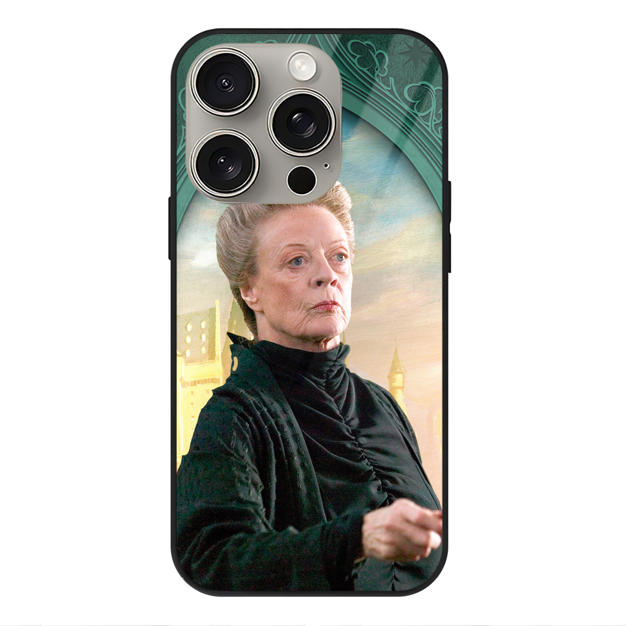 （画像用） Harry Potter ハリー・ポッターシリーズ 【iPhone15Pro対応】スマホケース 耐衝撃＆黄変防止 背面ガラス
