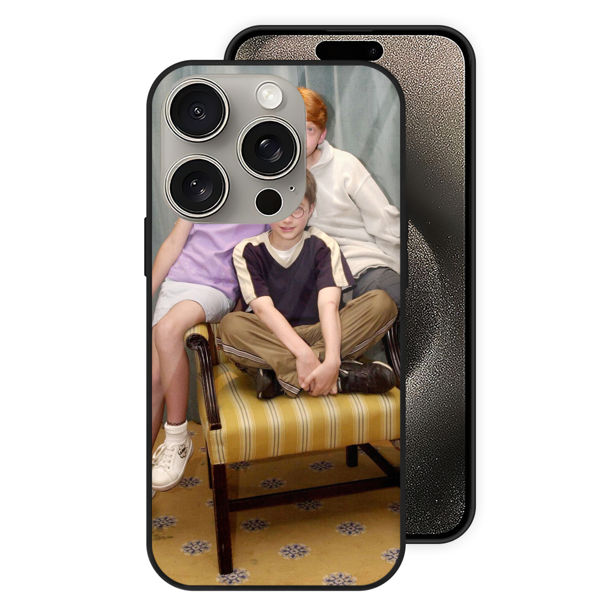 （画像用） Harry Potter ハリー・ポッターシリーズ 【iPhone15Pro対応】スマホケース 耐衝撃＆黄変防止 背面ガラス