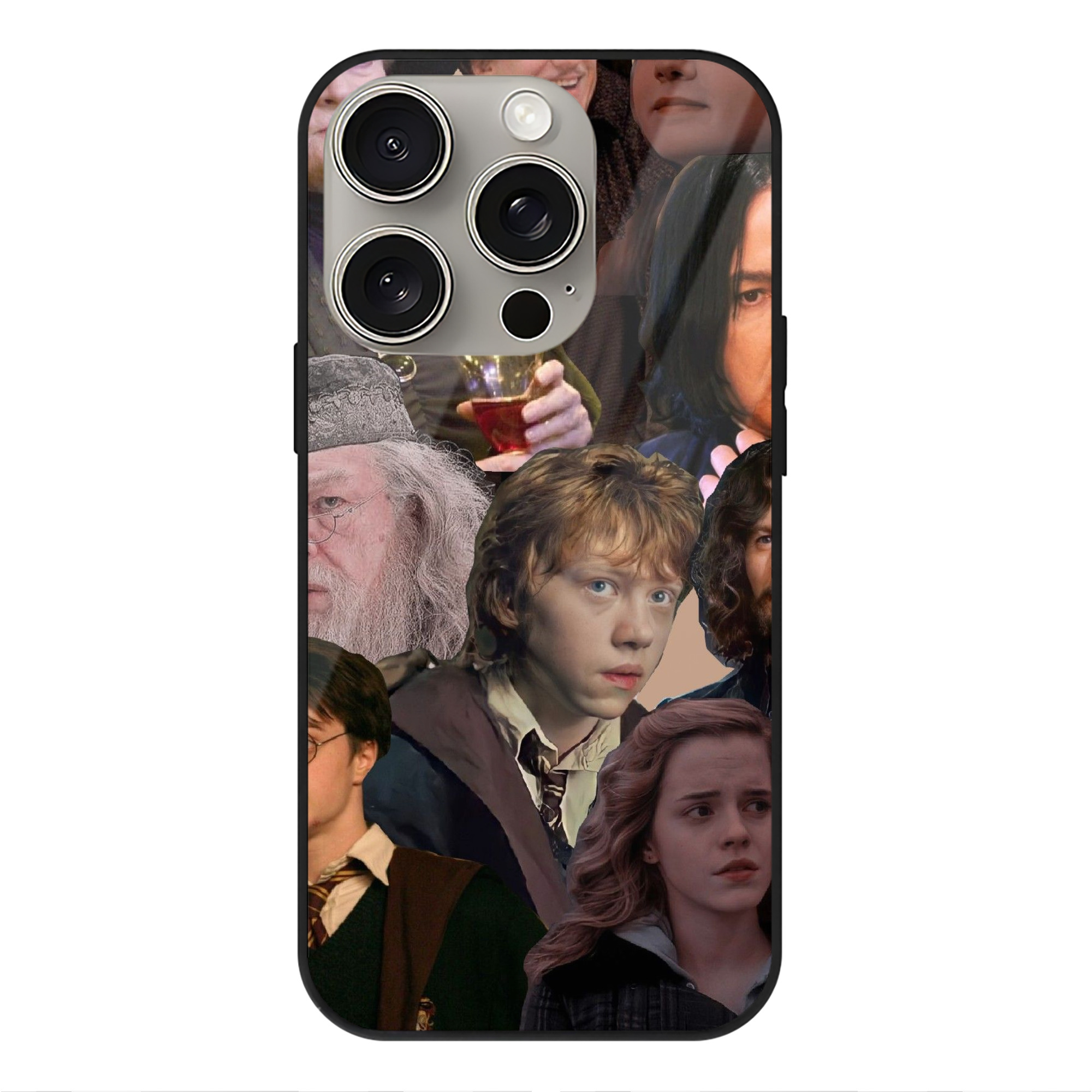 （画像用） Harry Potter ハリー・ポッターシリーズ 【iPhone15Pro対応】スマホケース 耐衝撃＆黄変防止 背面ガラス