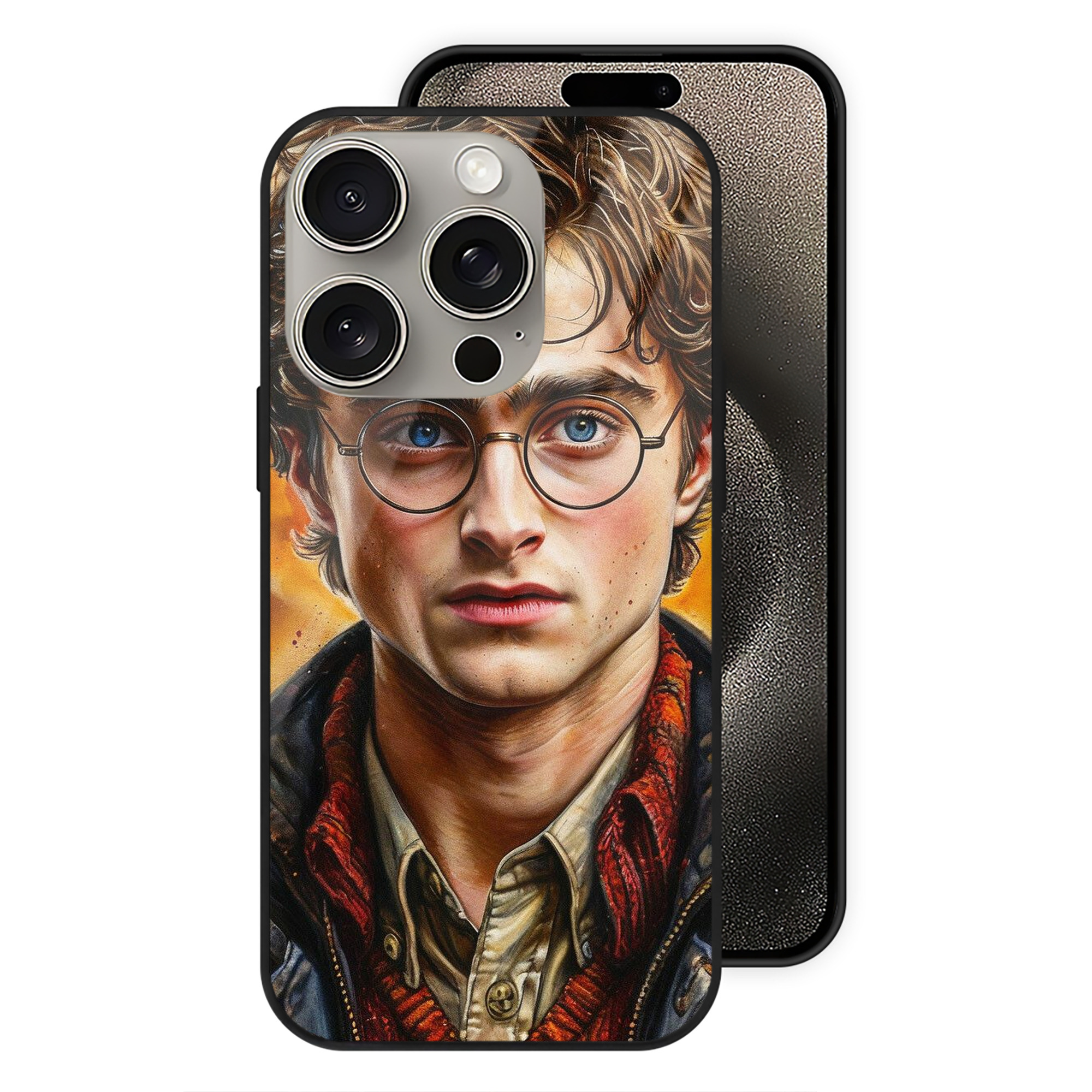 （画像用） Harry Potter ハリー・ポッターシリーズ 【iPhone15Pro対応】スマホケース 耐衝撃＆黄変防止 背面ガラス