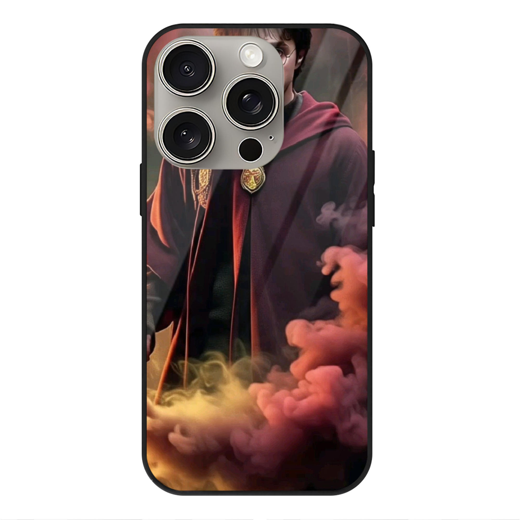 （画像用） Harry Potter ハリー・ポッターシリーズ 【iPhone15Pro対応】スマホケース 耐衝撃＆黄変防止 背面ガラス
