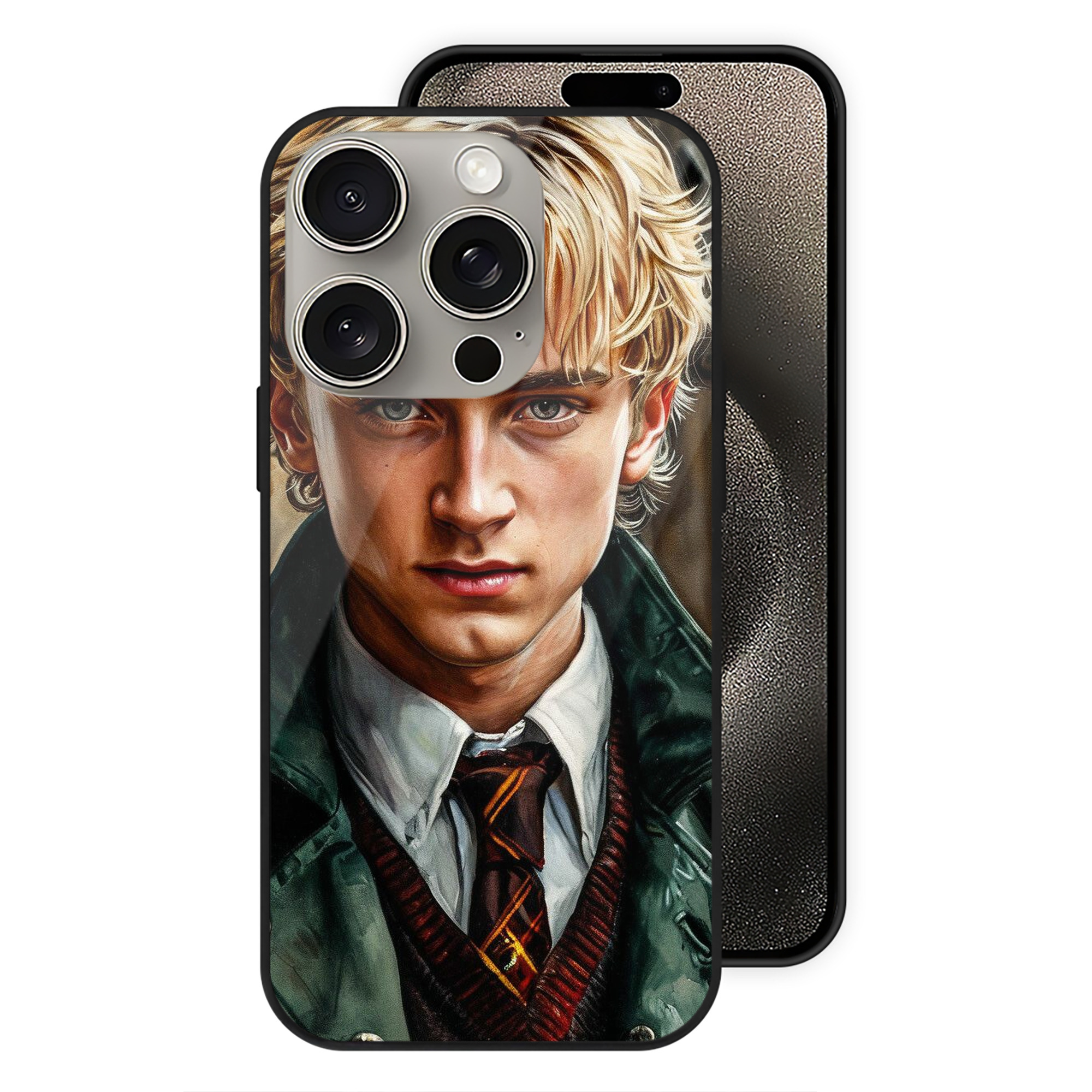 （画像用） Harry Potter ハリー・ポッターシリーズ 【iPhone15Pro対応】スマホケース 耐衝撃＆黄変防止 背面ガラス
