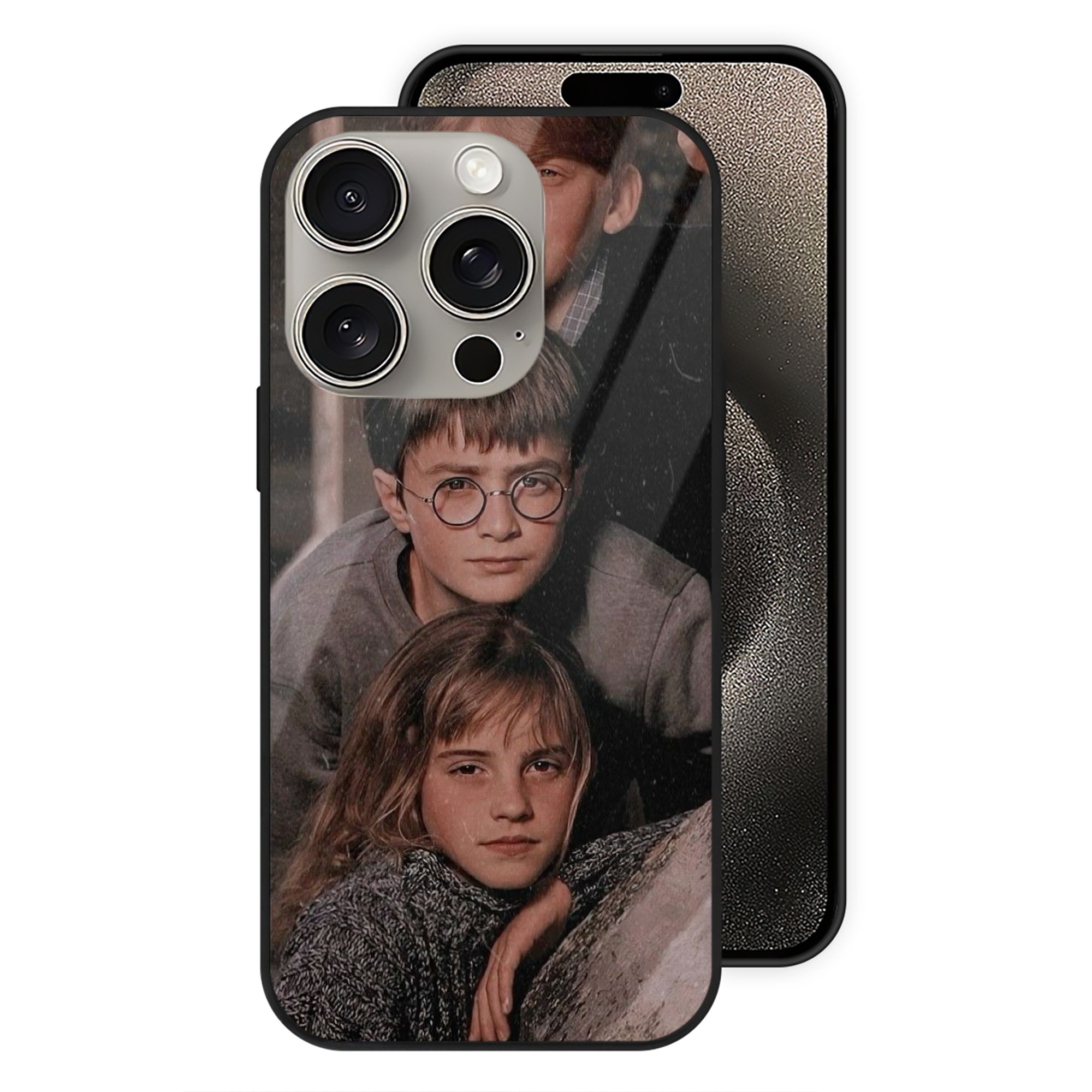 （画像用） Harry Potter ハリー・ポッターシリーズ 【iPhone15Pro対応】スマホケース 耐衝撃＆黄変防止 背面ガラス
