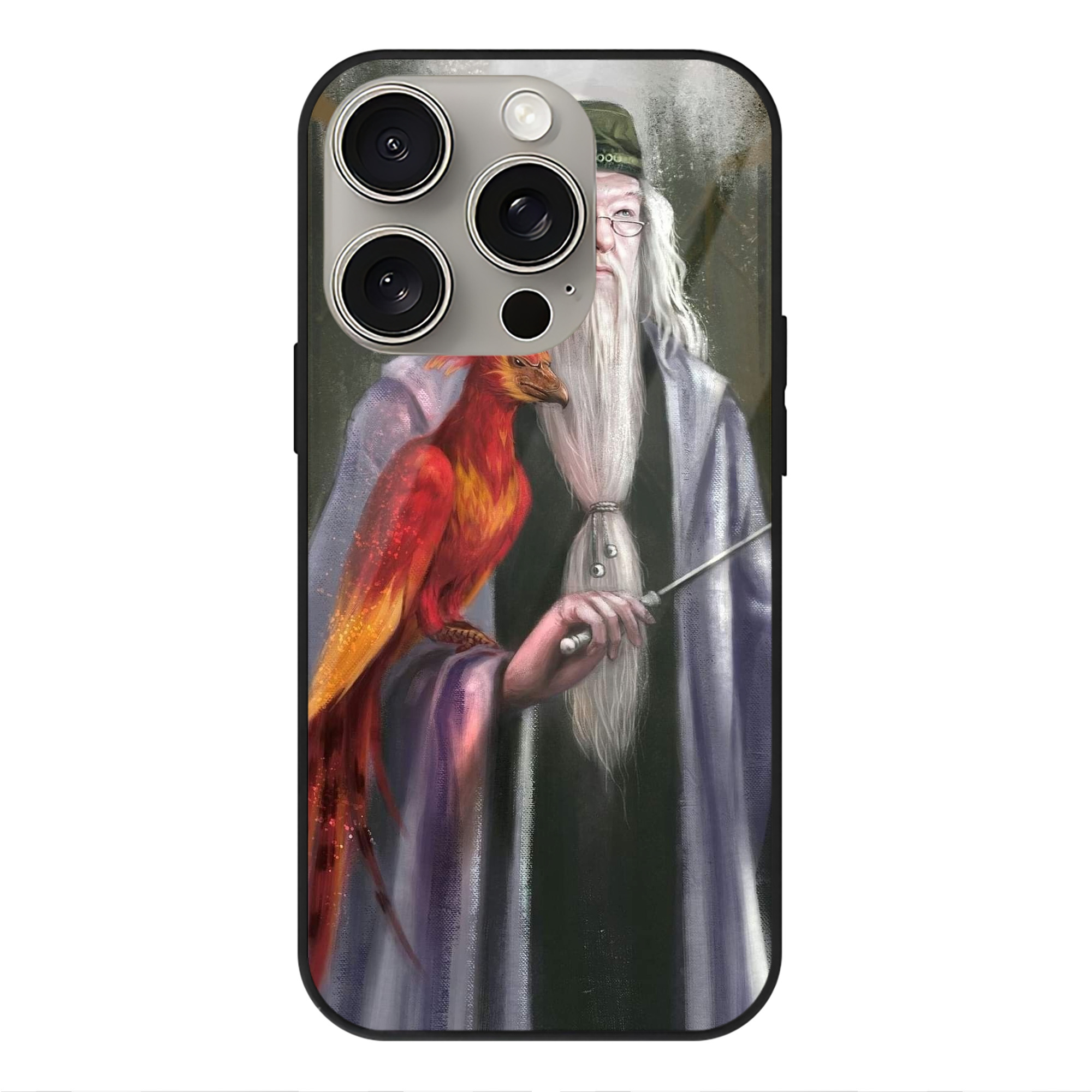 （画像用） Harry Potter ハリー・ポッターシリーズ 【iPhone15Pro対応】スマホケース 耐衝撃＆黄変防止 背面ガラス