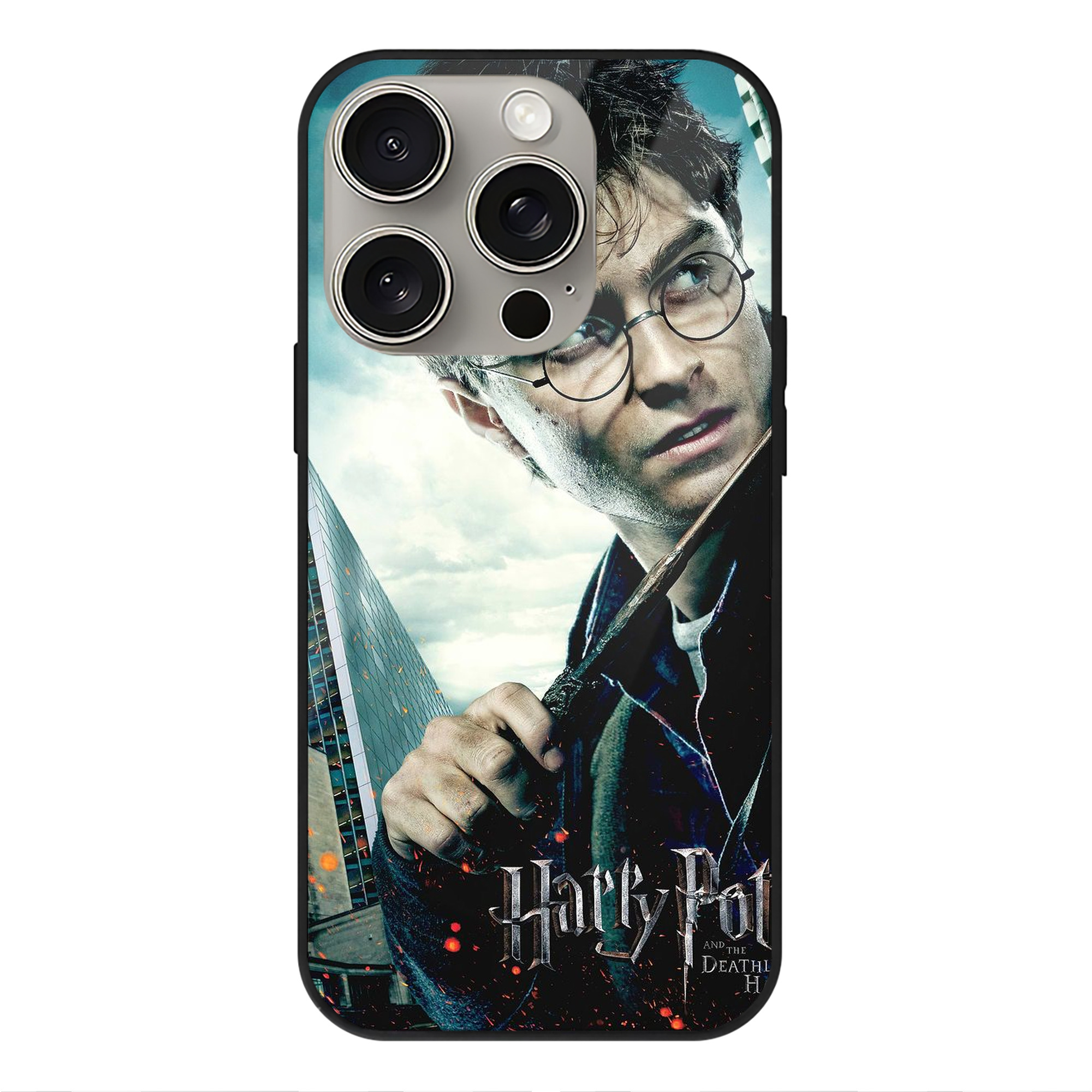（画像用） Harry Potter ハリー・ポッターシリーズ 【iPhone15Pro対応】スマホケース 耐衝撃＆黄変防止 背面ガラス