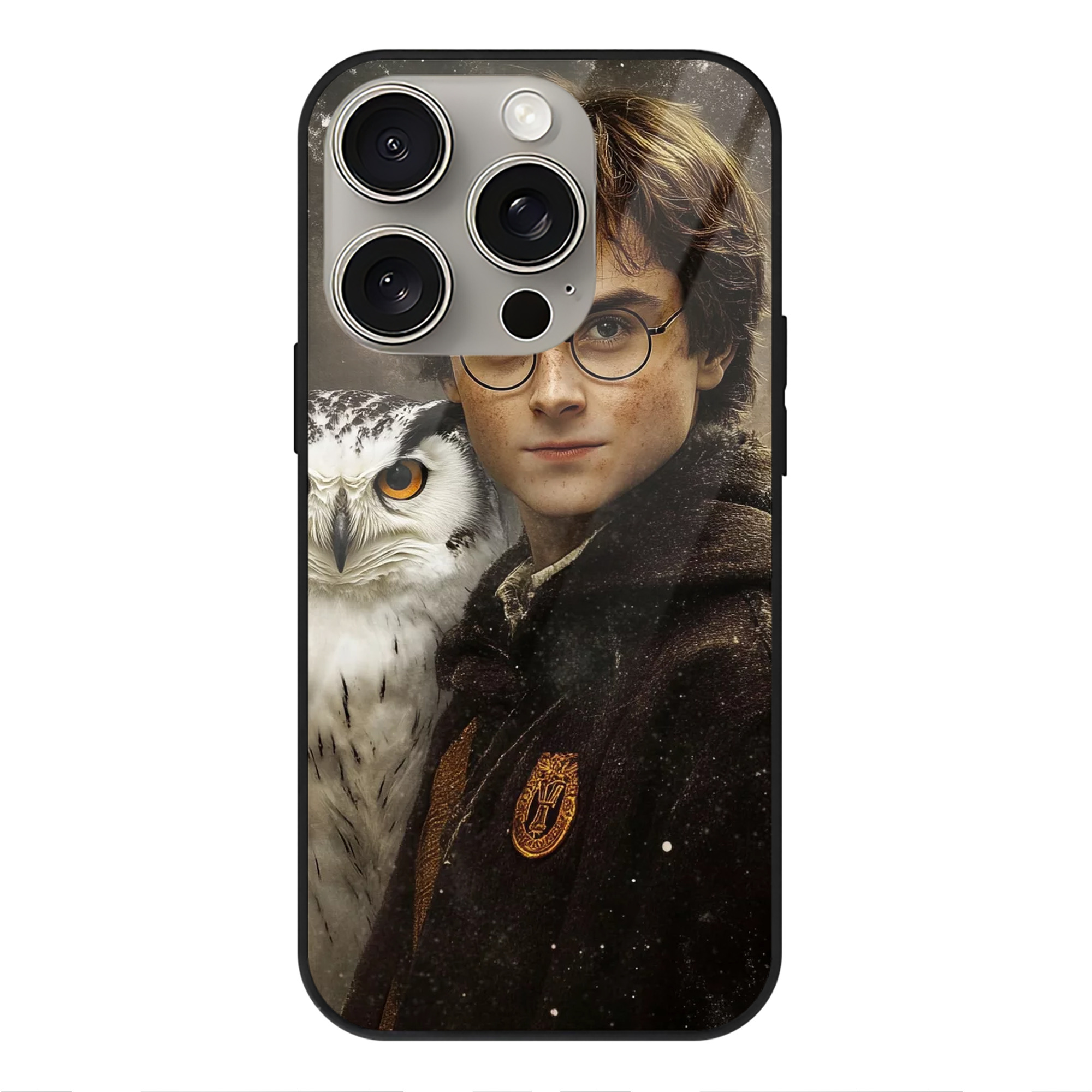 （画像用） Harry Potter ハリー・ポッターシリーズ 【iPhone15Pro対応】スマホケース 耐衝撃＆黄変防止 背面ガラス