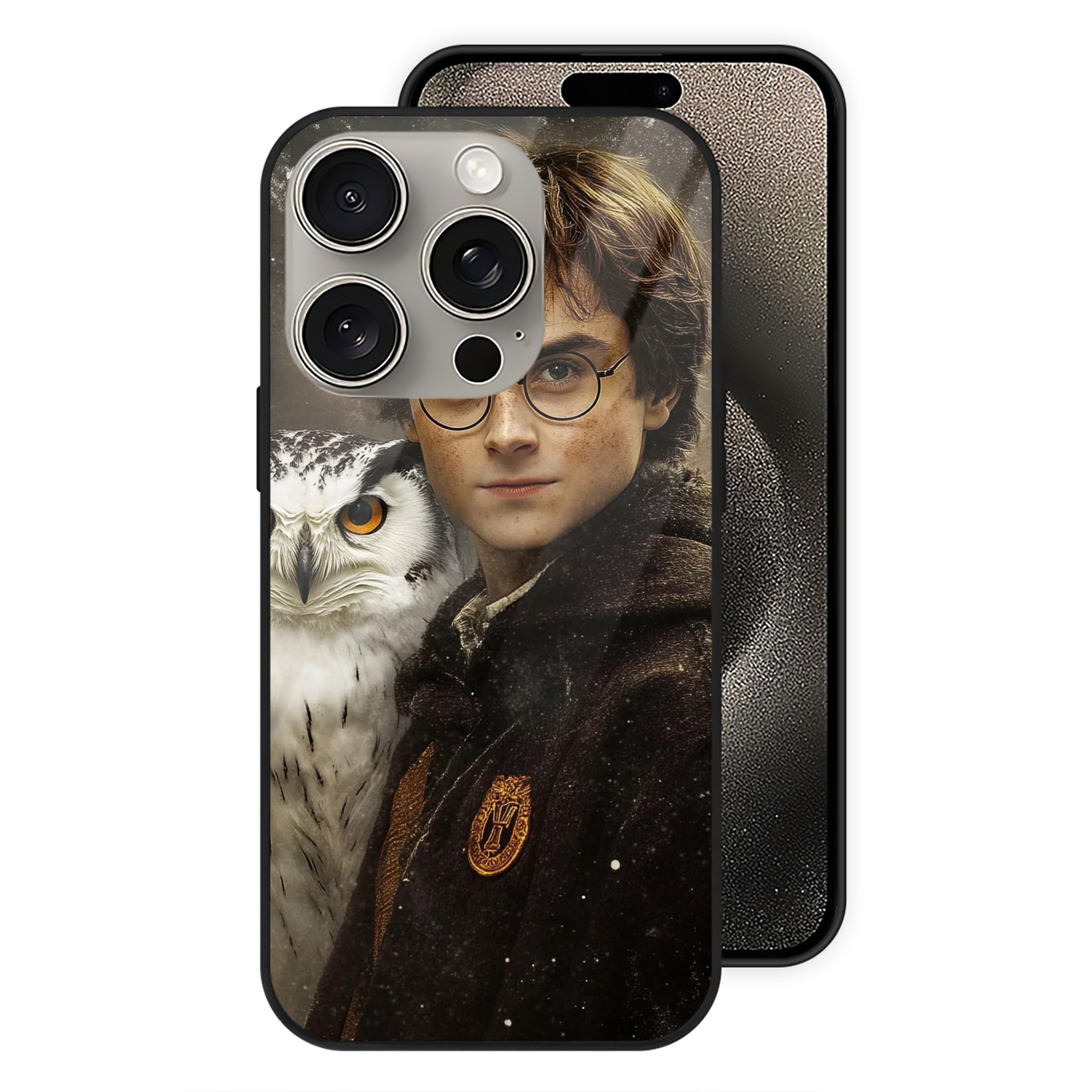 （画像用） Harry Potter ハリー・ポッターシリーズ 【iPhone15Pro対応】スマホケース 耐衝撃＆黄変防止 背面ガラス