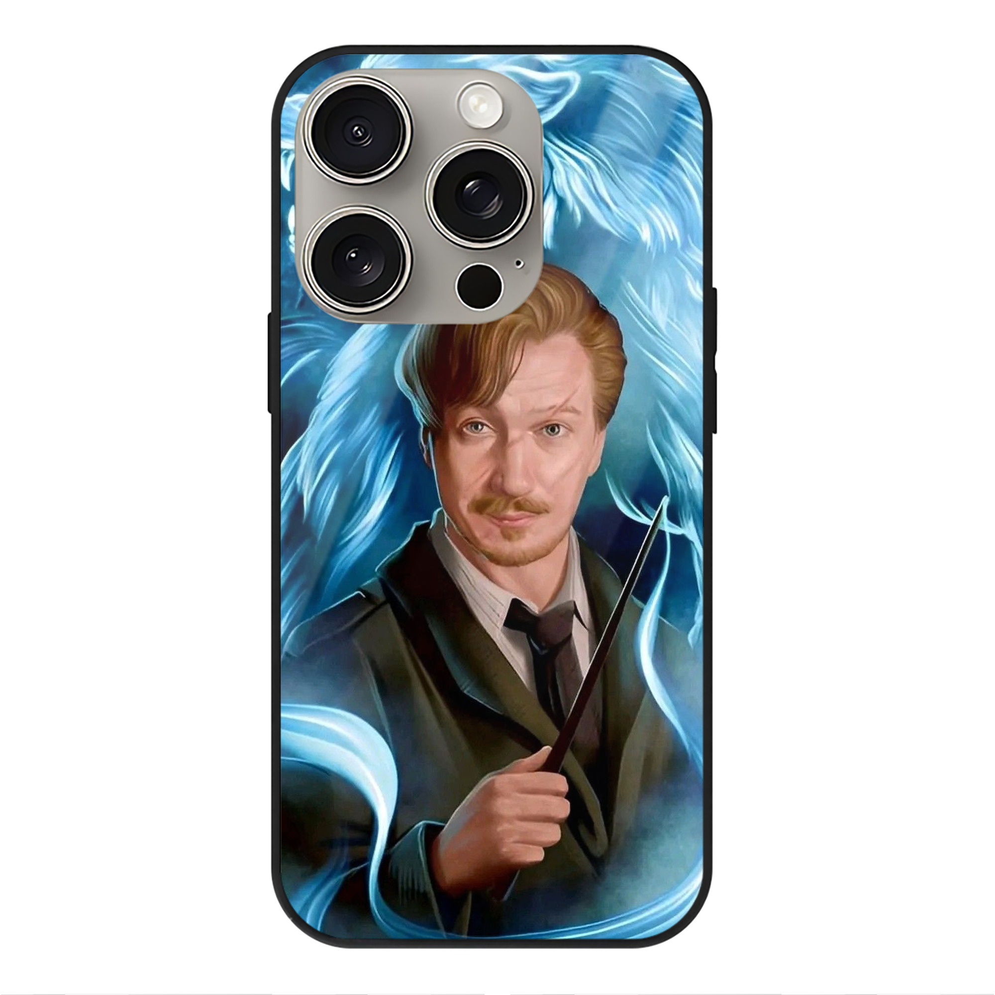 （画像用） Harry Potter ハリー・ポッターシリーズ 【iPhone15Pro対応】スマホケース 耐衝撃＆黄変防止 背面ガラス