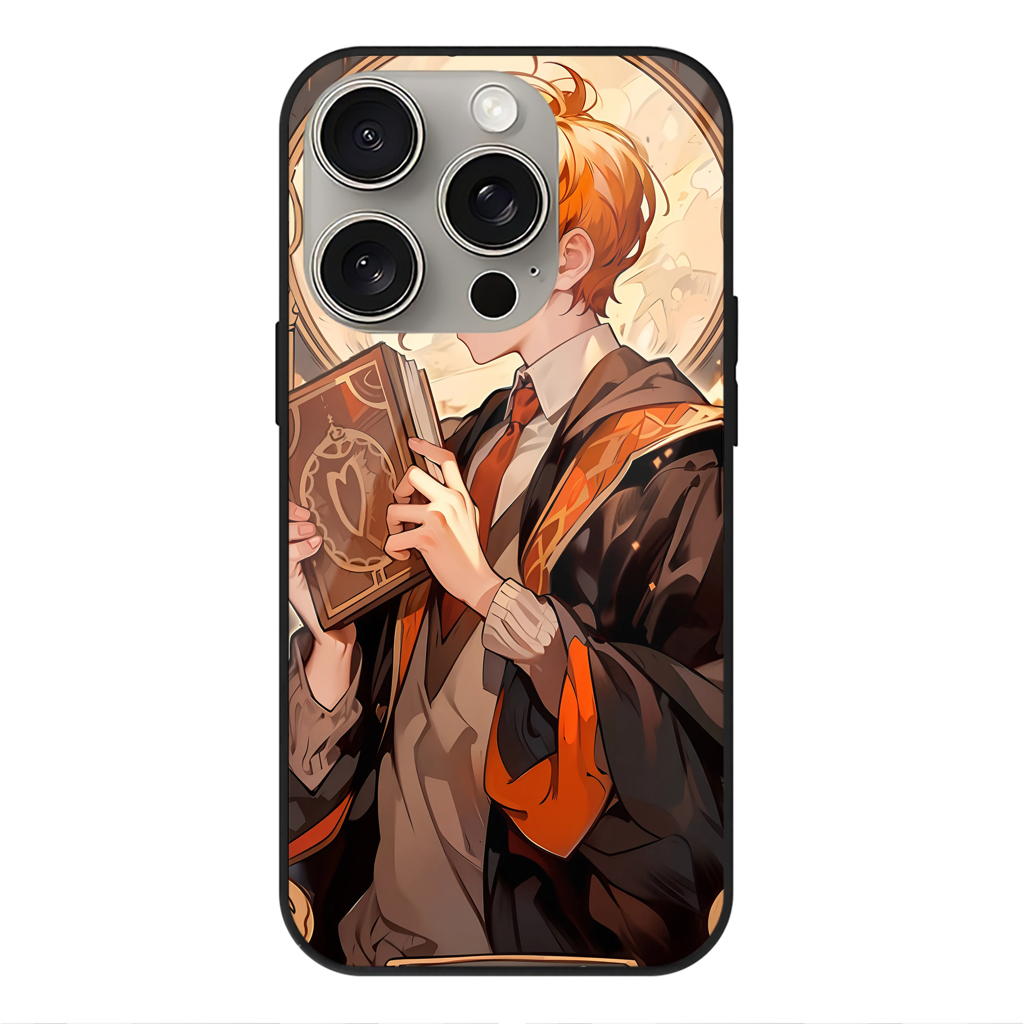 （画像用） Harry Potter ハリー・ポッターシリーズ 【iPhone15Pro対応】スマホケース 耐衝撃＆黄変防止 背面ガラス