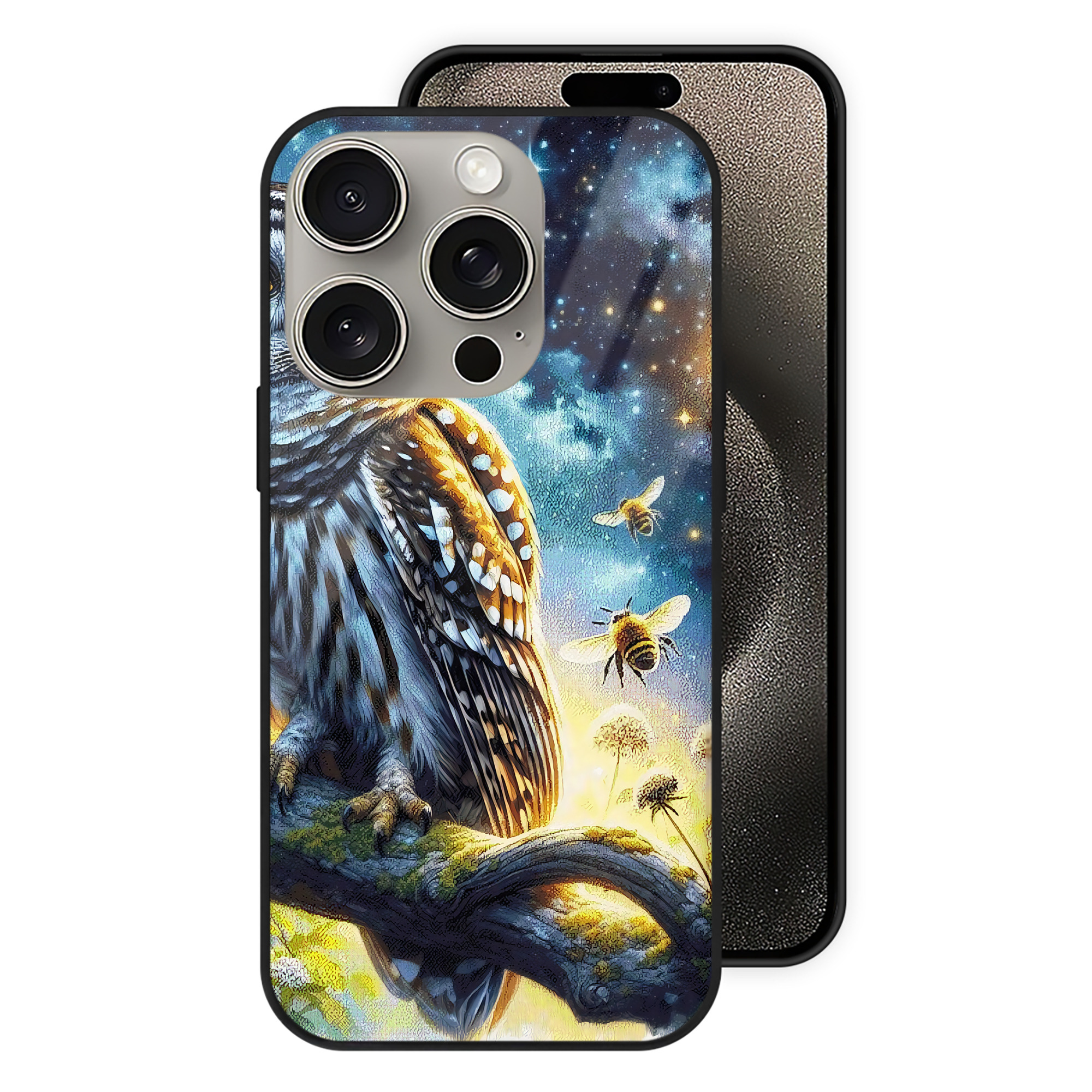 （画像用） Harry Potter ハリー・ポッターシリーズ 【iPhone15Pro対応】スマホケース 耐衝撃＆黄変防止 背面ガラス