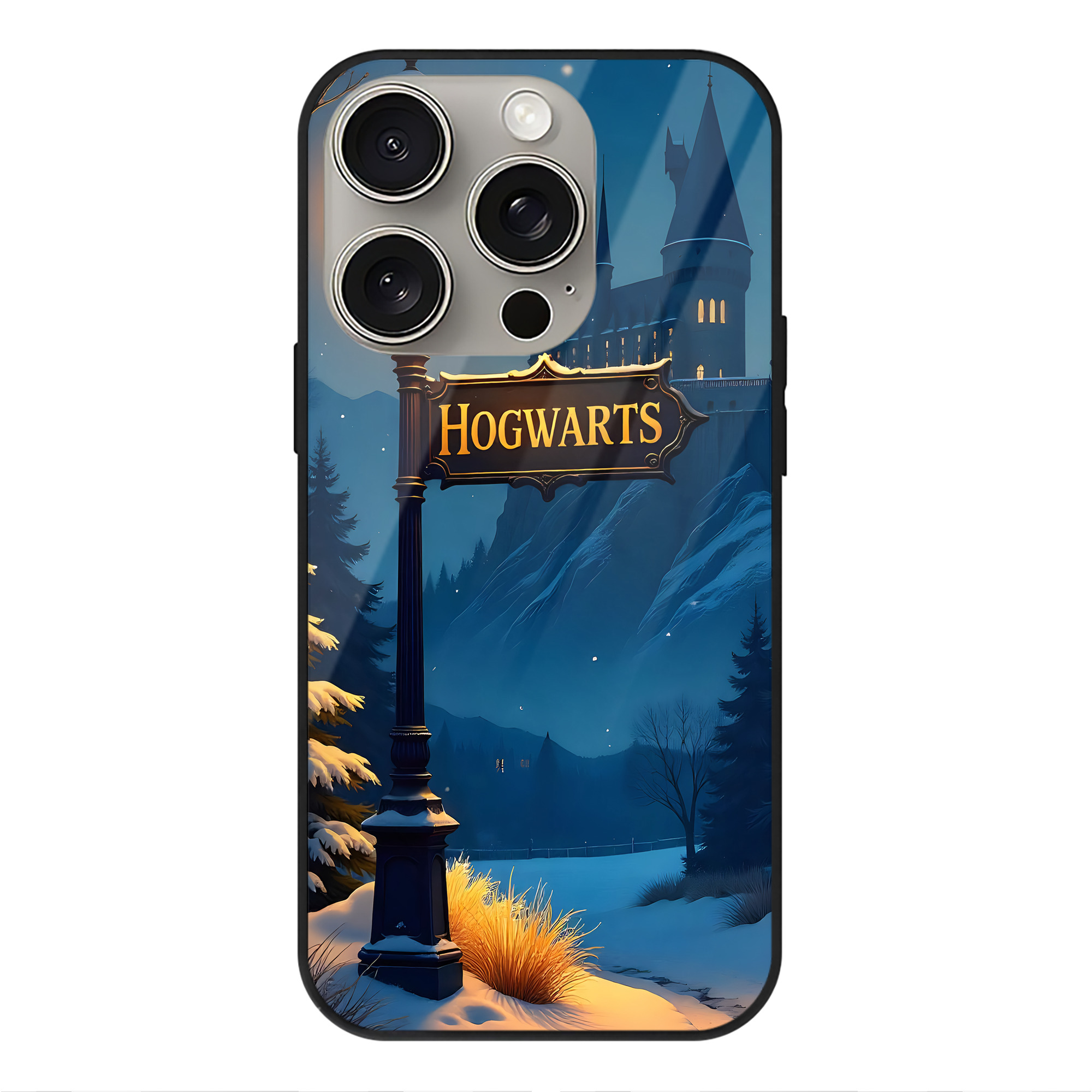 （画像用） Harry Potter ハリー・ポッターシリーズ 【iPhone15Pro対応】スマホケース 耐衝撃＆黄変防止 背面ガラス