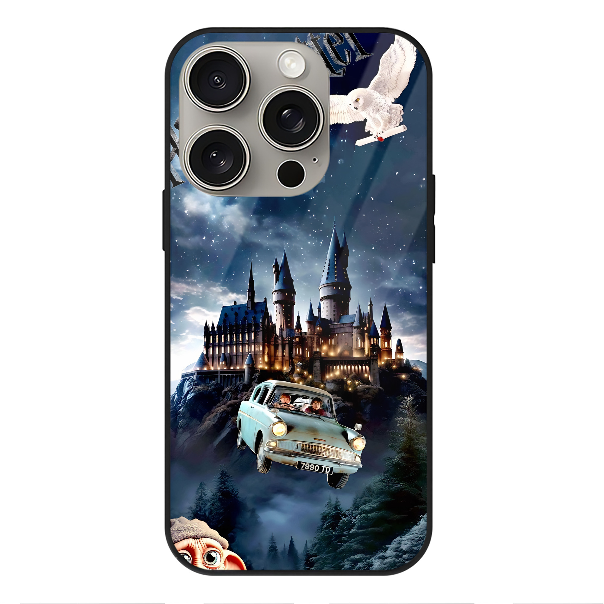 （画像用） Harry Potter ハリー・ポッターシリーズ 【iPhone15Pro対応】スマホケース 耐衝撃＆黄変防止 背面ガラス