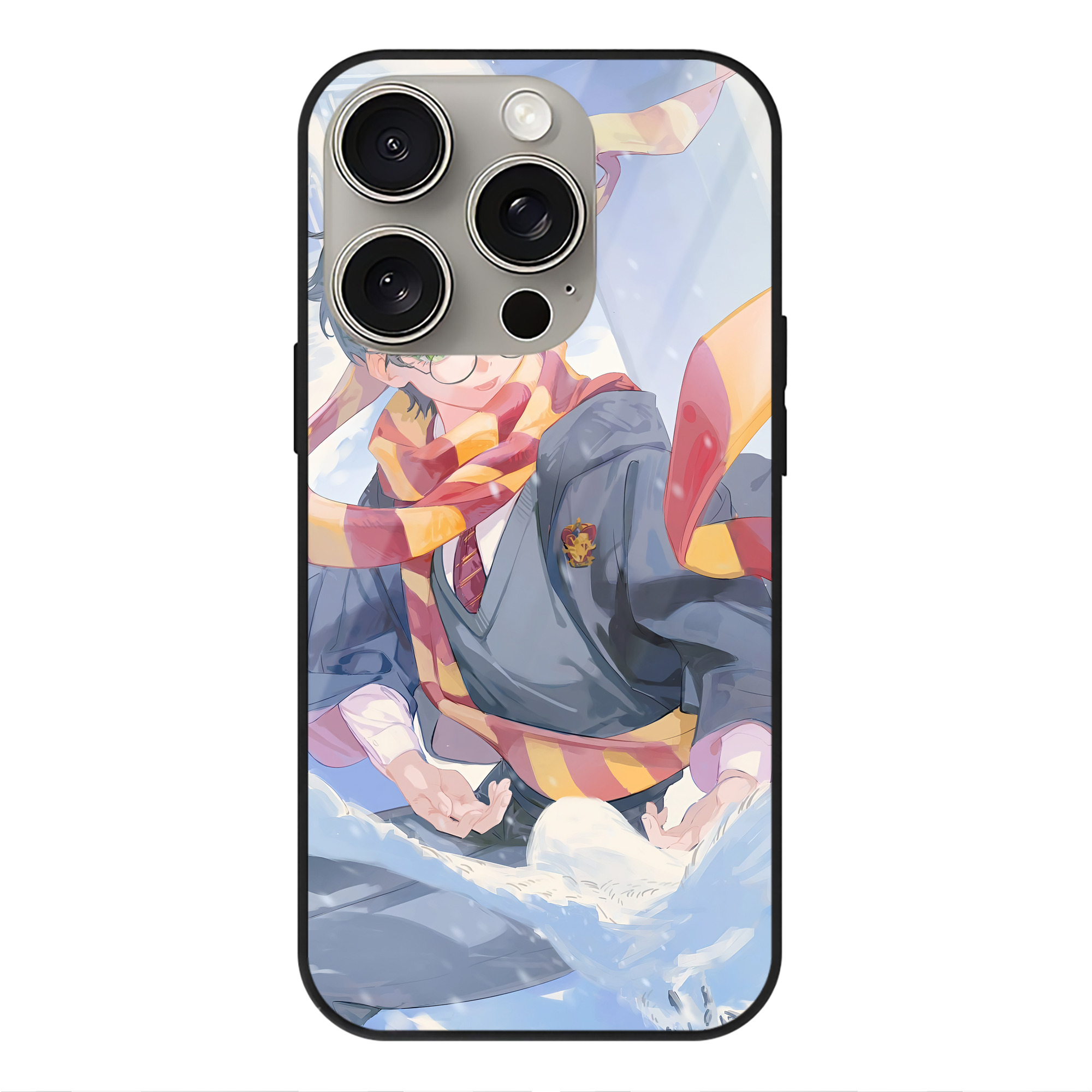 （画像用） Harry Potter ハリー・ポッターシリーズ 【iPhone15Pro対応】スマホケース 耐衝撃＆黄変防止 背面ガラス