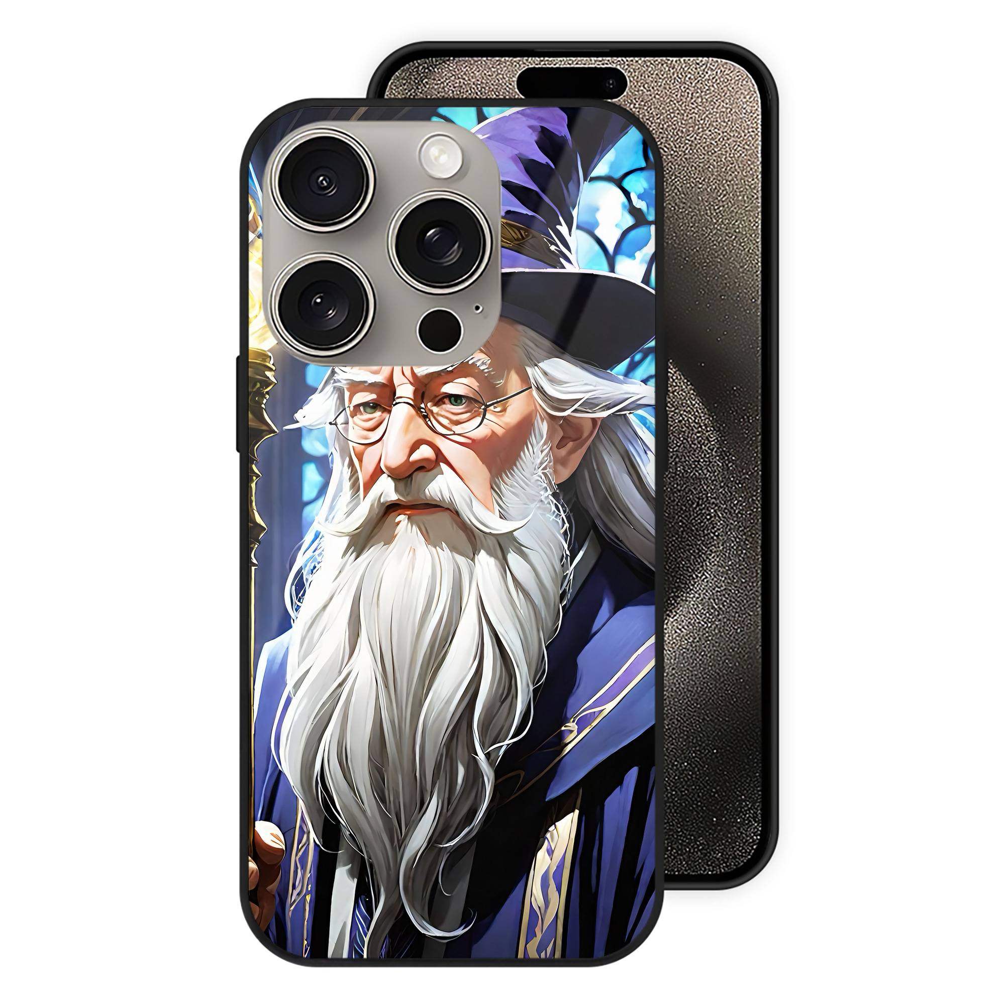 （画像用） Harry Potter ハリー・ポッターシリーズ 【iPhone15Pro対応】スマホケース 耐衝撃＆黄変防止 背面ガラス