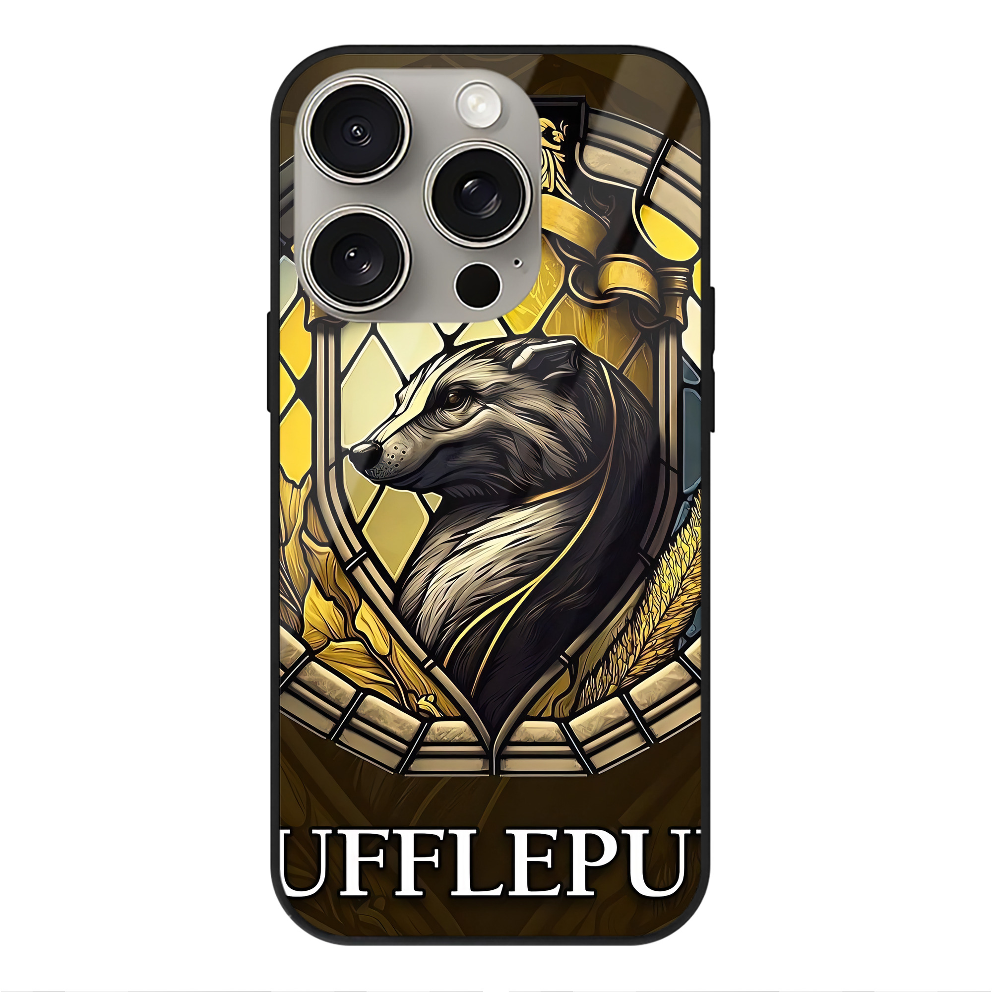 （画像用） Harry Potter ハリー・ポッターシリーズ 【iPhone15Pro対応】スマホケース 耐衝撃＆黄変防止 背面ガラス