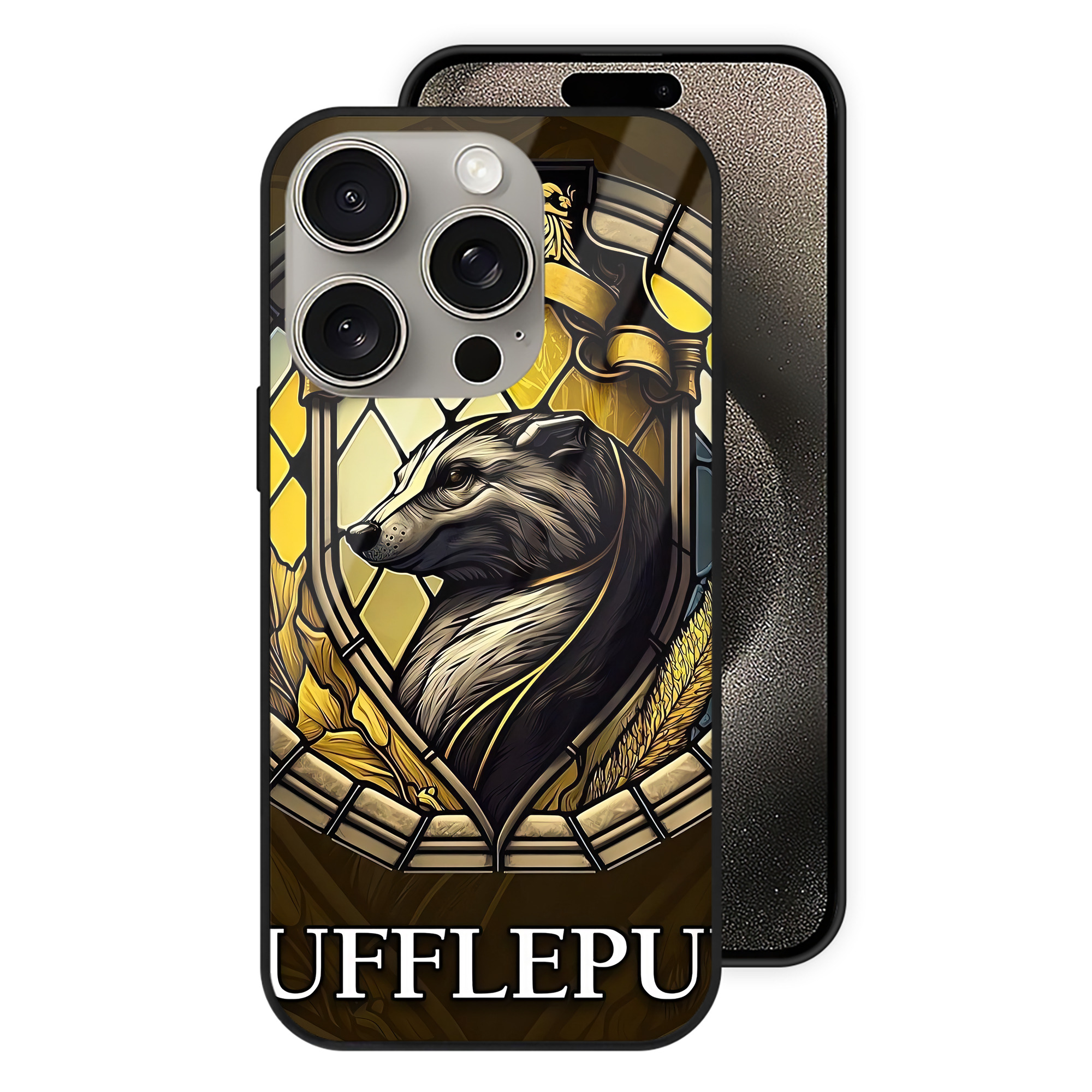 （画像用） Harry Potter ハリー・ポッターシリーズ 【iPhone15Pro対応】スマホケース 耐衝撃＆黄変防止 背面ガラス