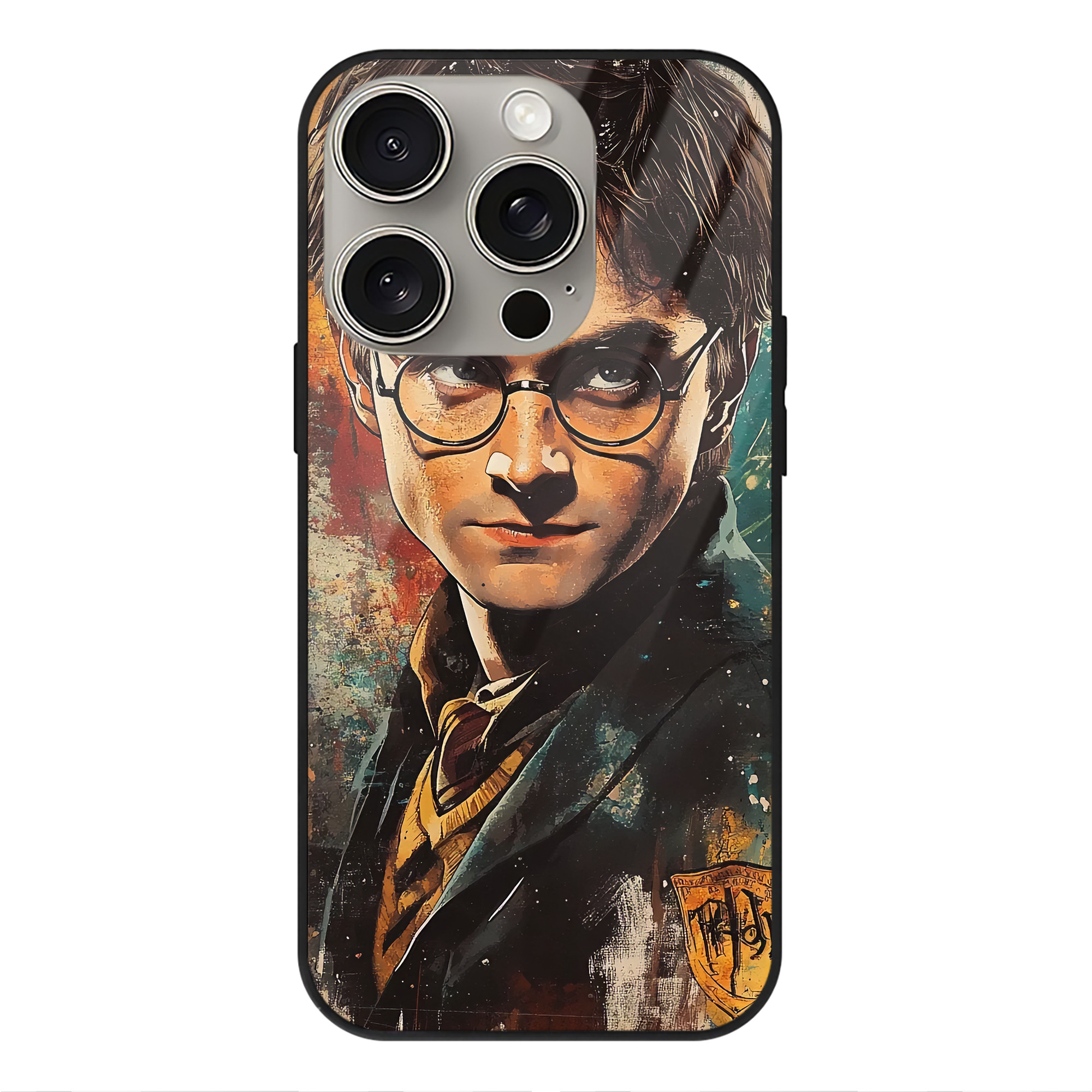 （画像用） Harry Potter ハリー・ポッターシリーズ 【iPhone15Pro対応】スマホケース 耐衝撃＆黄変防止 背面ガラス